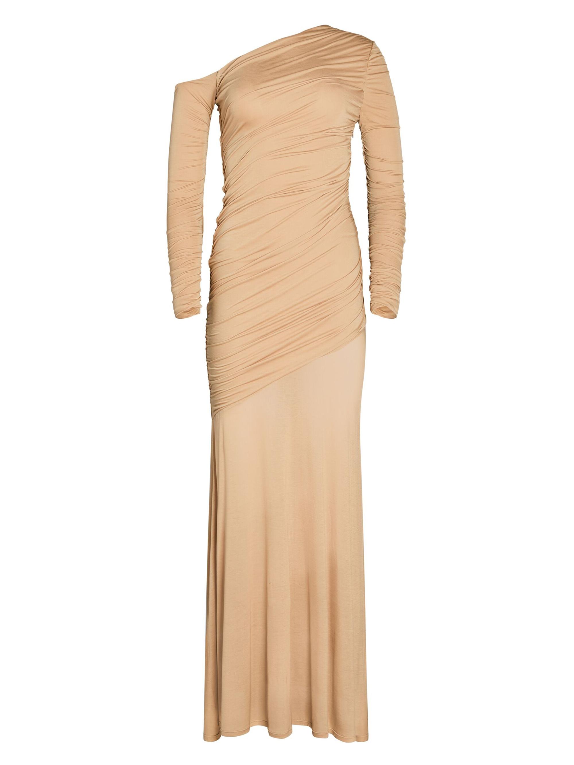 Ser.o.ya Women's Persephone Ruched Maxi Dress - Beige