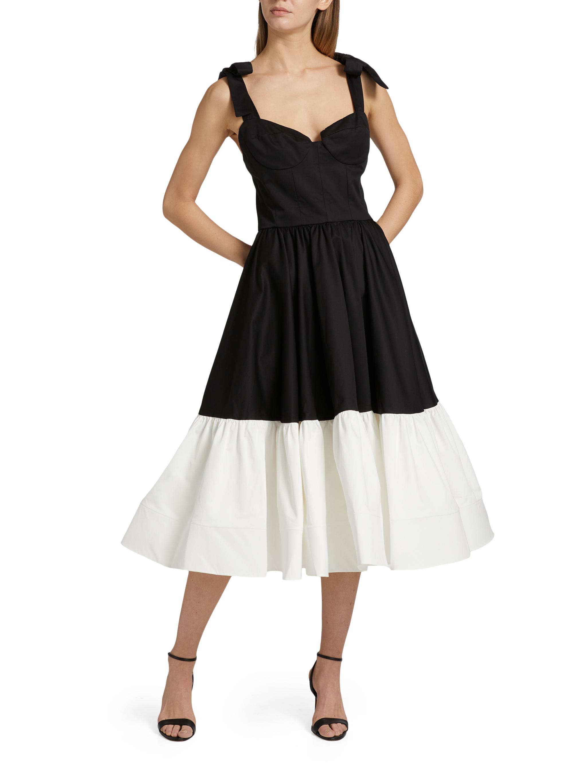 Bronx and Banco Catalina Two-Tone Midi-Dress | Saks Fifth Avenue