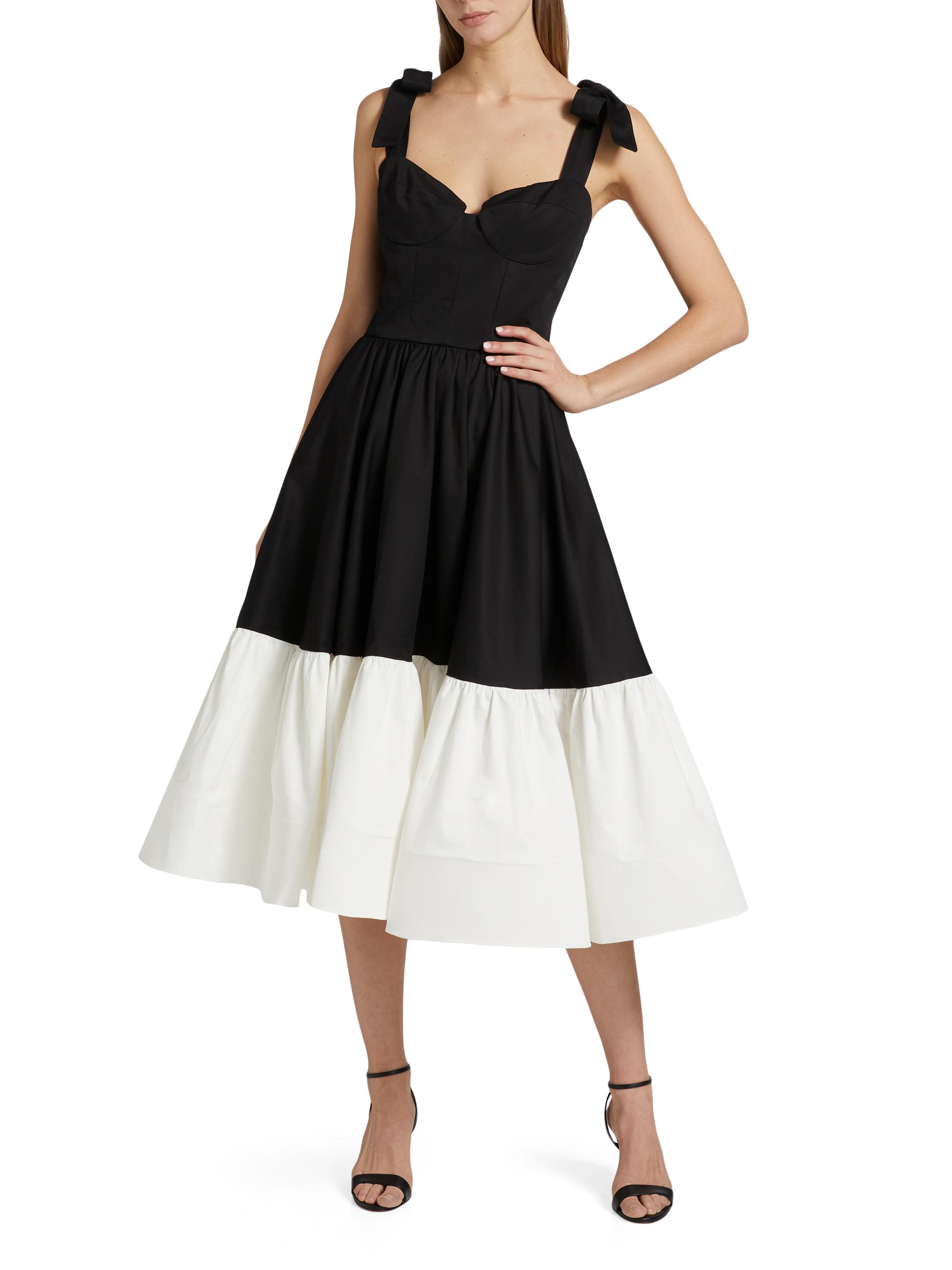 Bronx and Banco Catalina Two-Tone Midi-Dress | Saks Fifth Avenue