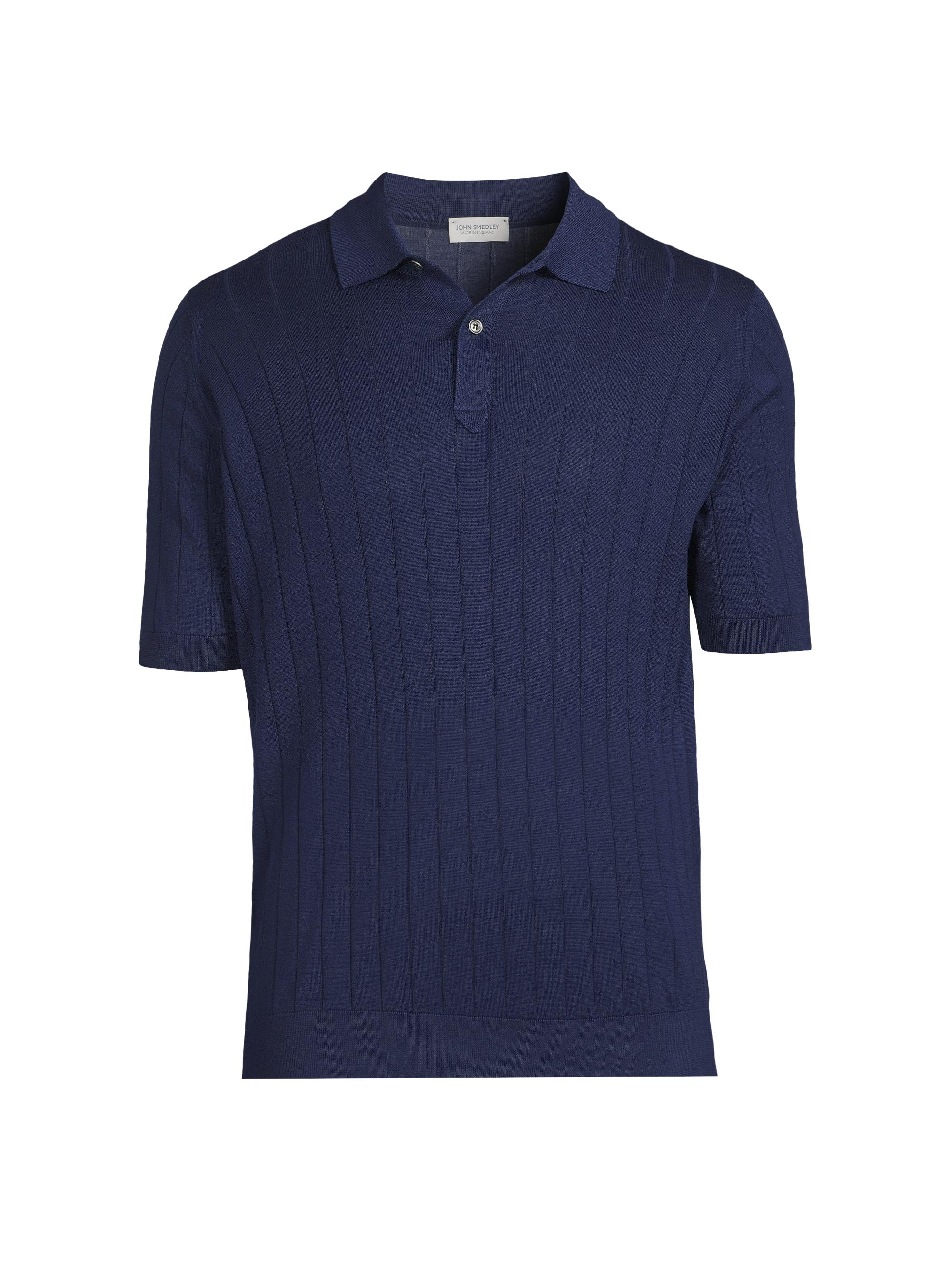 新品 JOHN SMEDLEY COTTON PIQUE POLO SHIRT JOHN SMEDLEY 14.Singular Merino Wool-Piqué Polo Shirt for