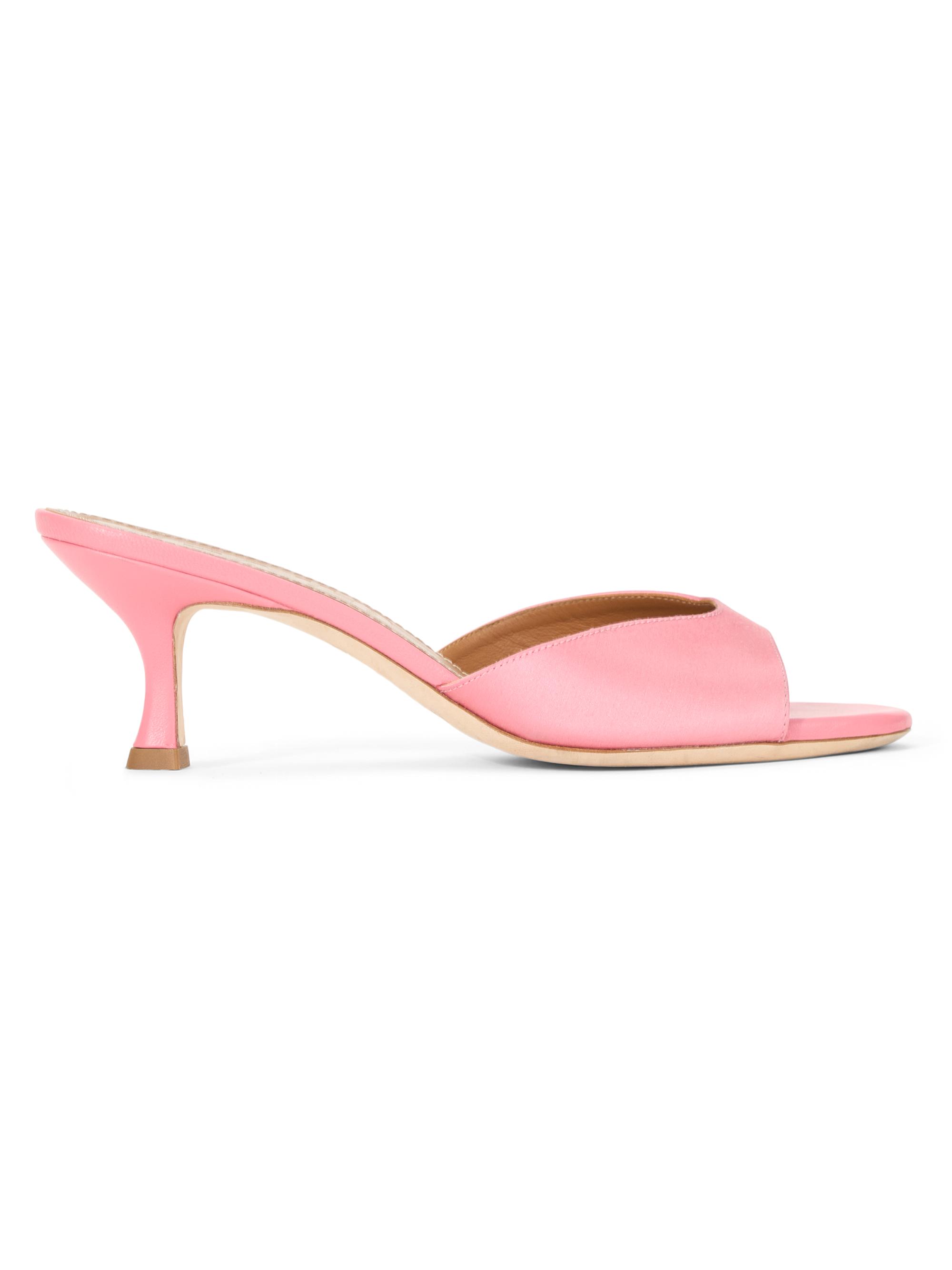 Staud Brigitte 55MM Silk-Blend Mule Sandals | Saks Fifth Avenue