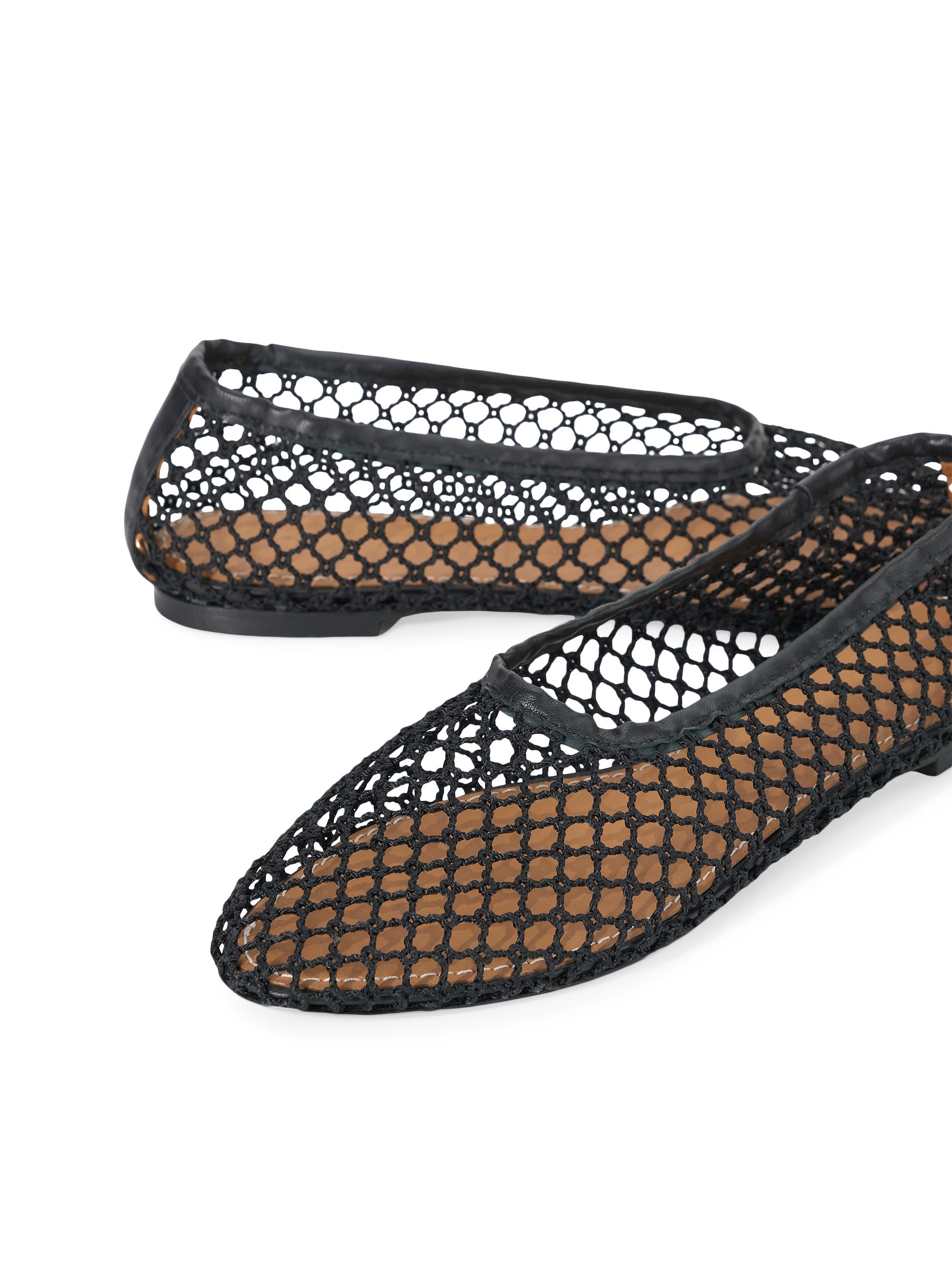 Staud Alba Crocheted Ballet Flats | Saks Fifth Avenue