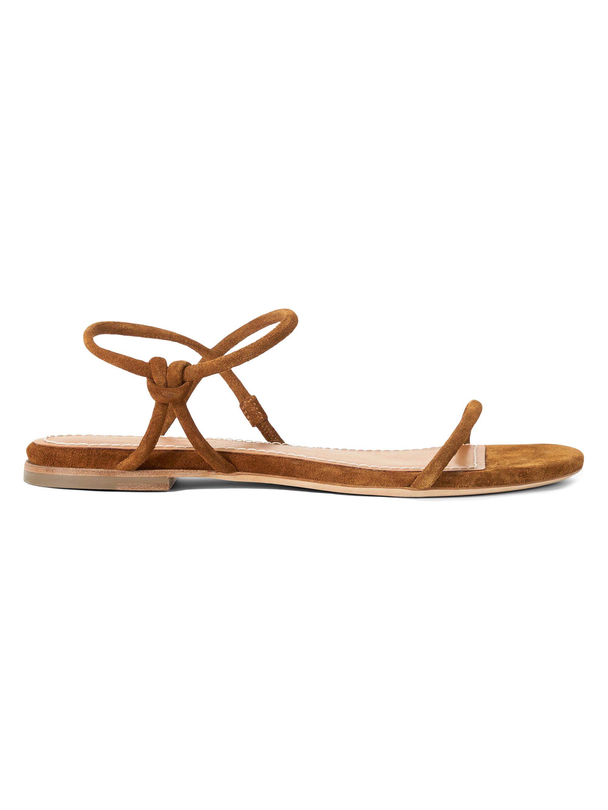 Staud Women's Laurel Suede Sandals - Tan