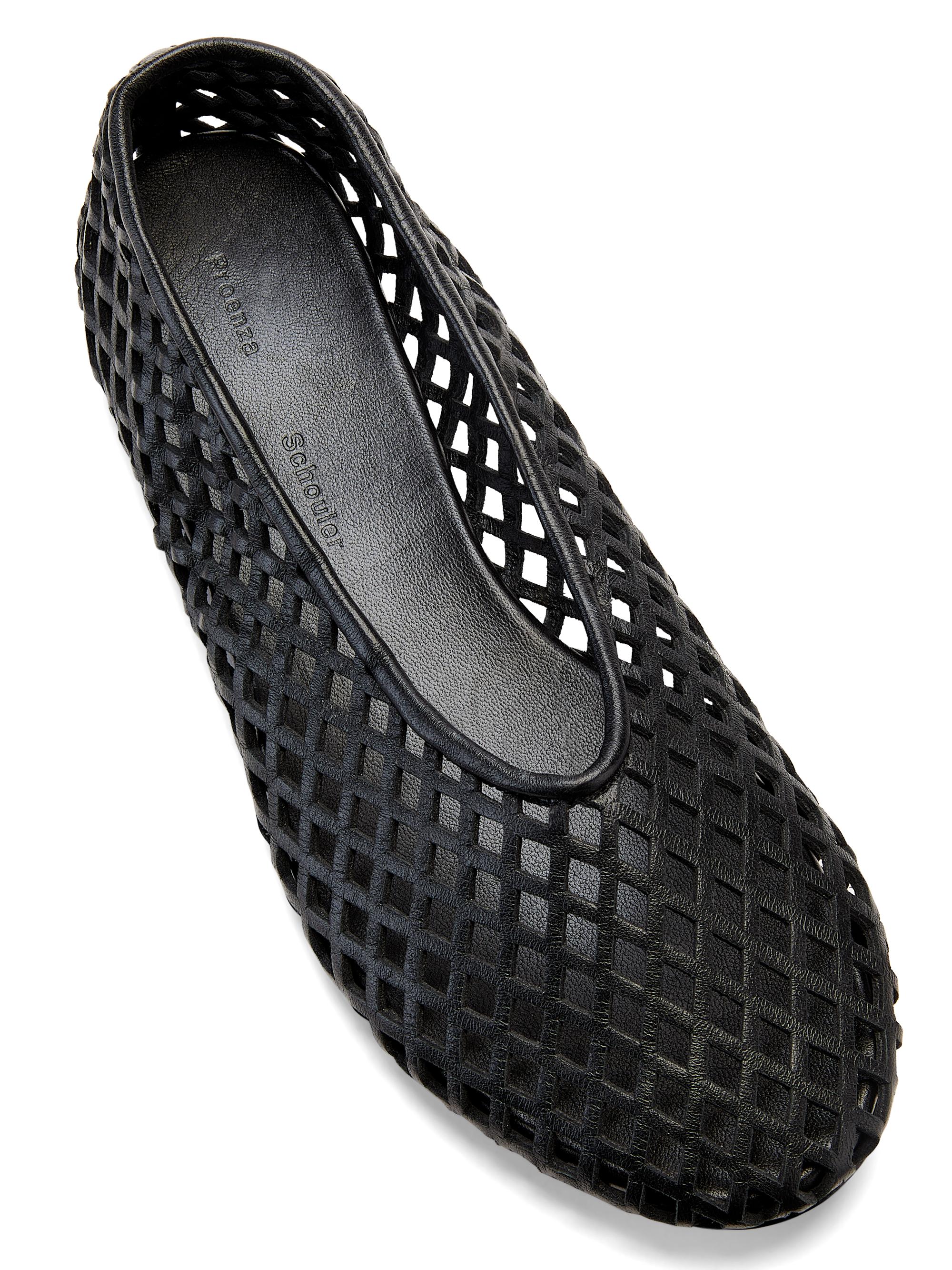 Proenza Schouler Tee Perforated Leather Ballet Flats | Saks