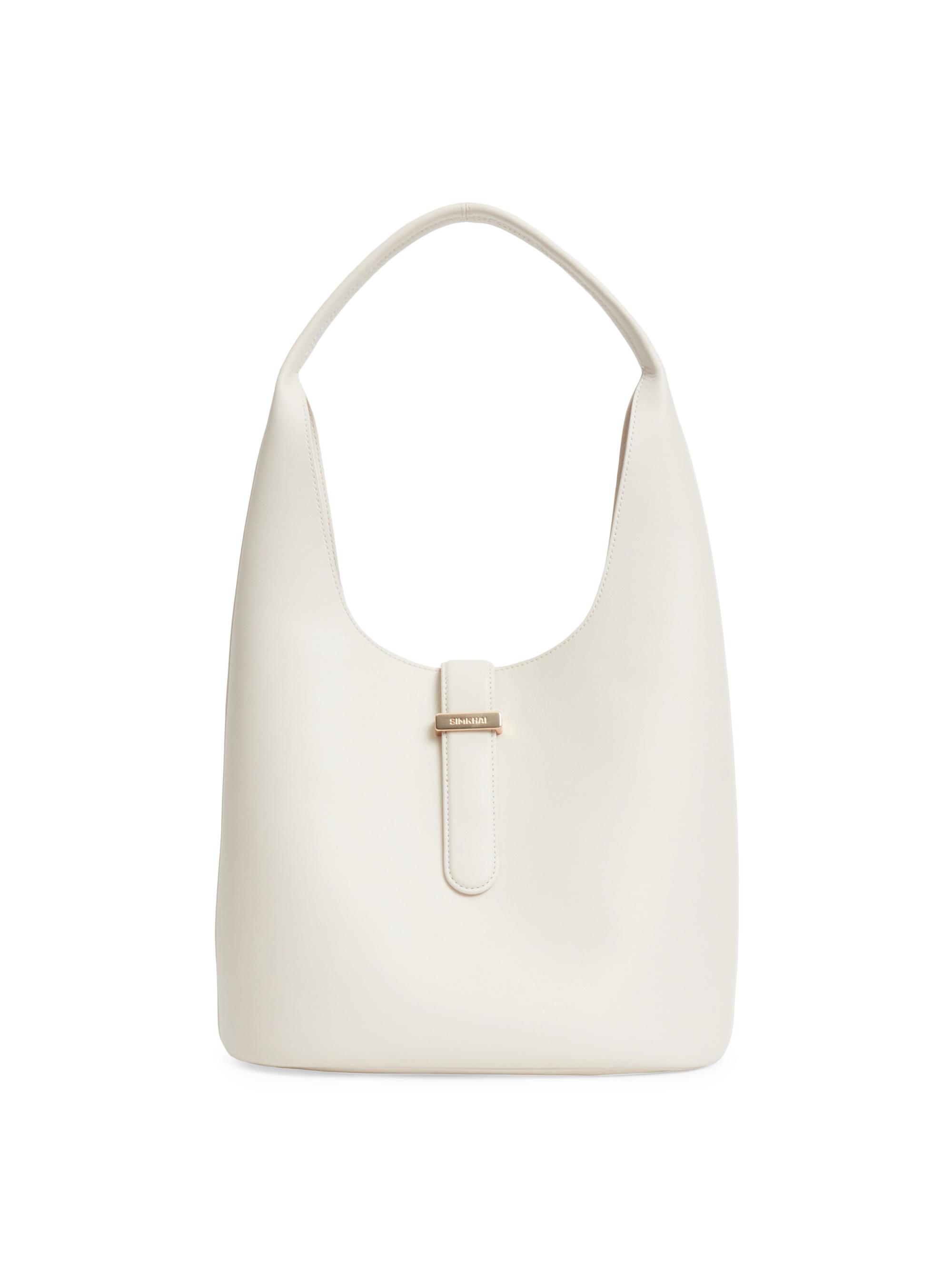 SIMKHAI Women's Khai Leather Hobo Bag - Cream