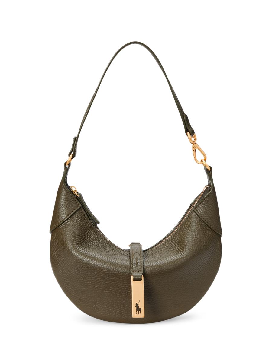 ショルダーバッグ・ポシェット POLO RALPH LAUREN BROWN LEATHER SHOULDER BAG Polo Ralph Lauren Small Sport Leather Shoulder Bag | Neiman