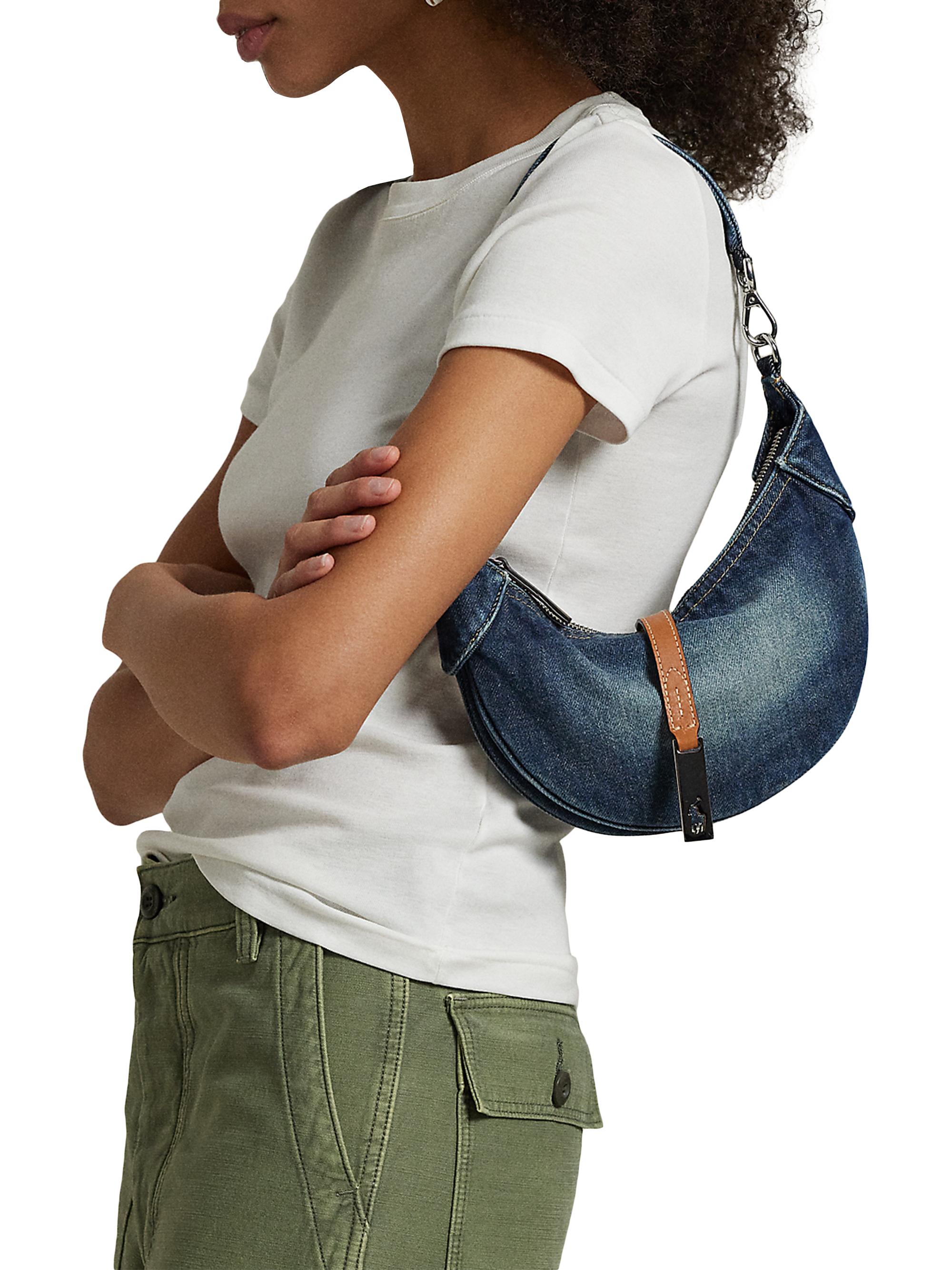 Polo Ralph Lauren Mini Polo ID Denim Shoulder Bag | Saks