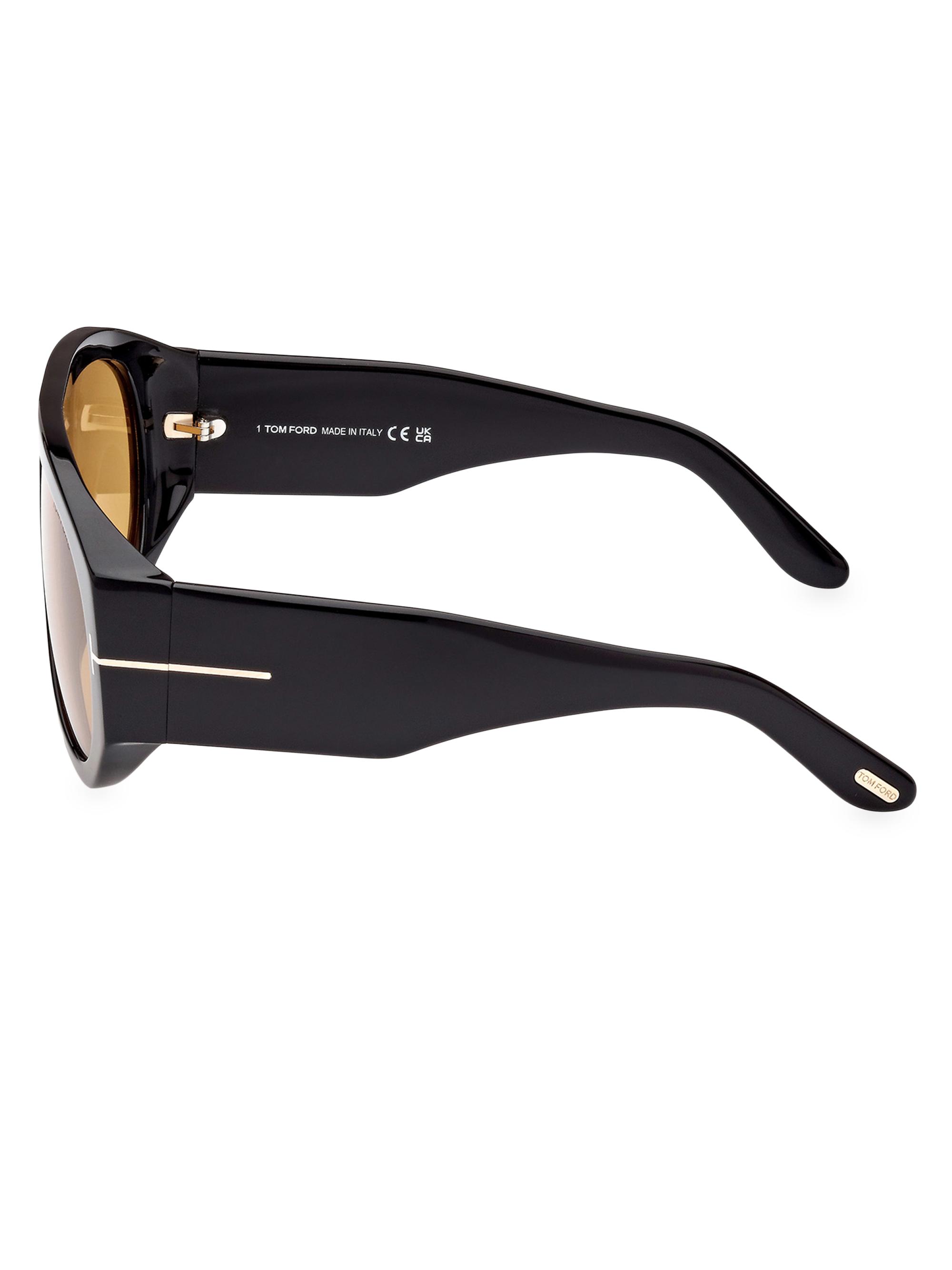 TOM FORD Bronson 60MM Shield Sunglasses | Saks Fifth Avenue