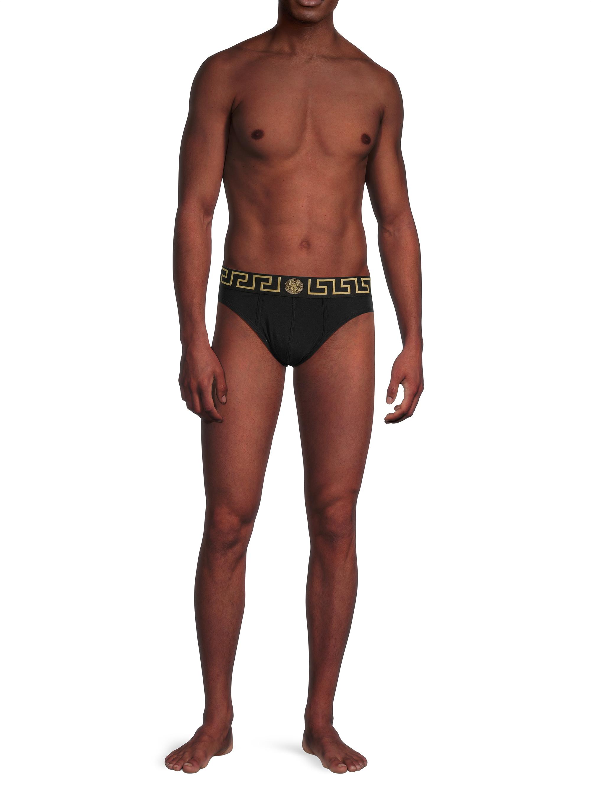 Versace Logo Band Briefs 2-Pack | Saks Fifth Avenue