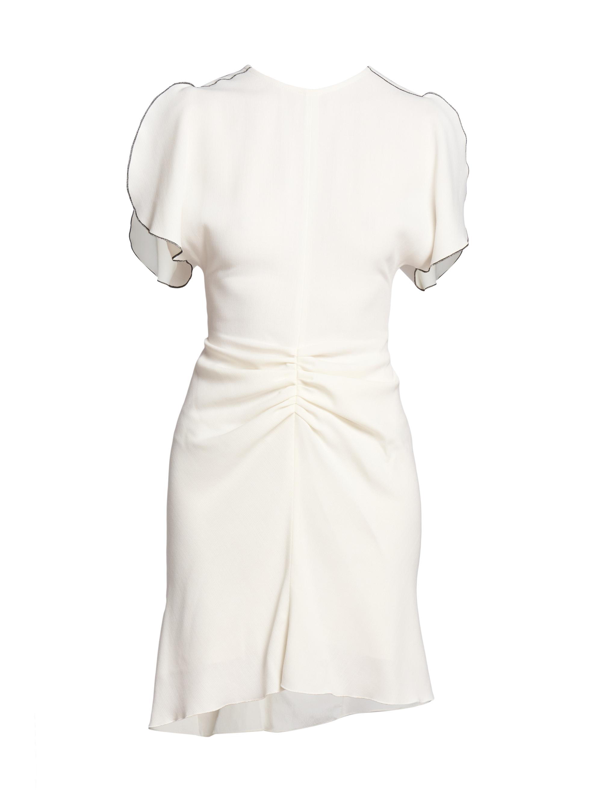 Victoria Beckham Women's Satin Gathered Waist Minidress -