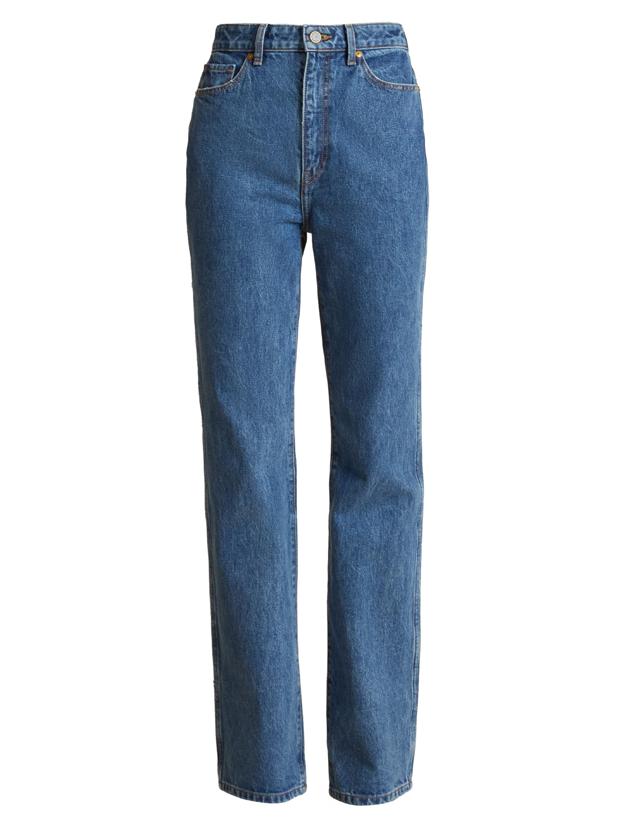 Khaite Danielle Mid-Rise Straight-Leg Jeans | Saks Fifth Avenue