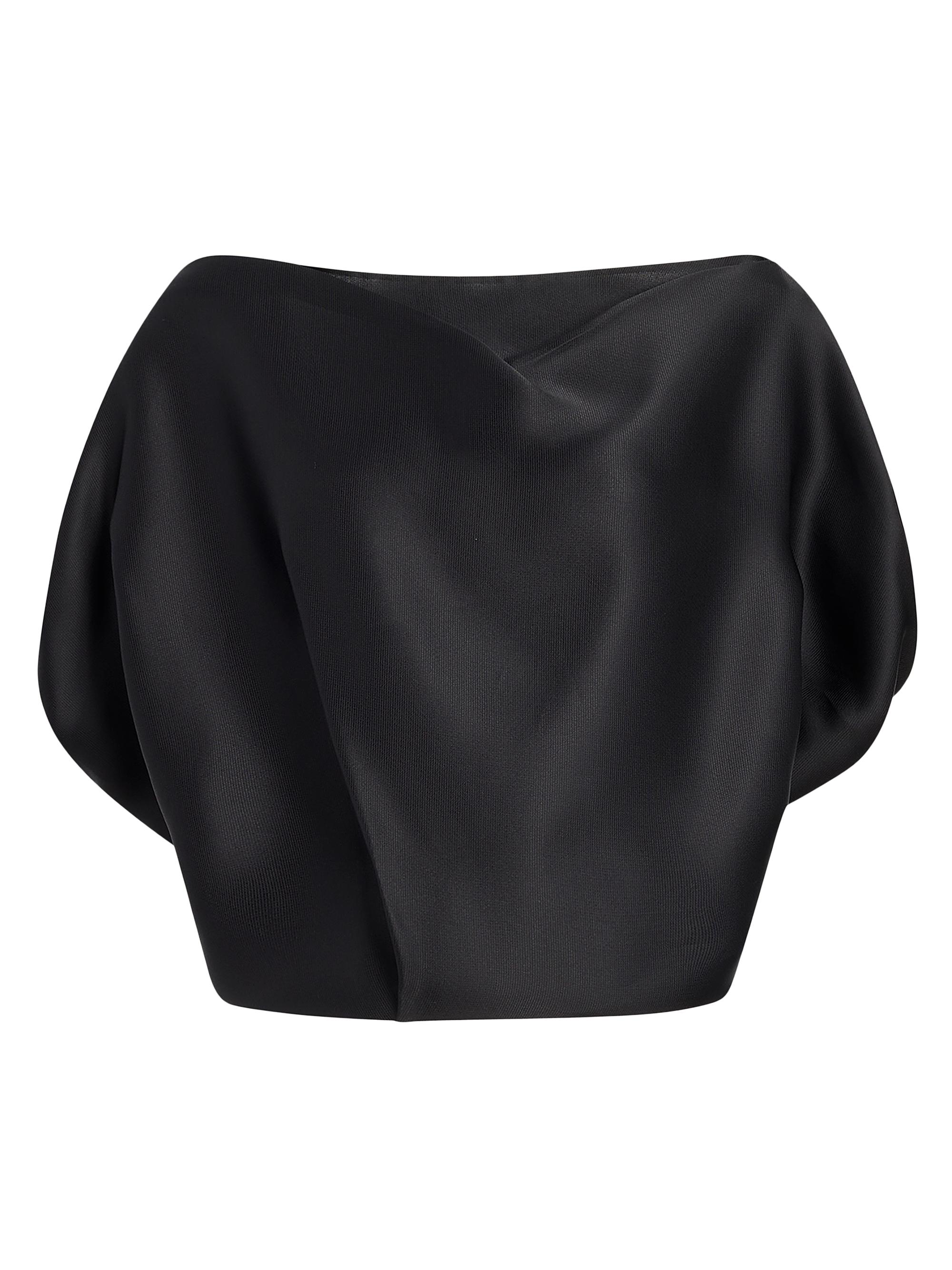 Khaite Women's Niles Silk Top - Black