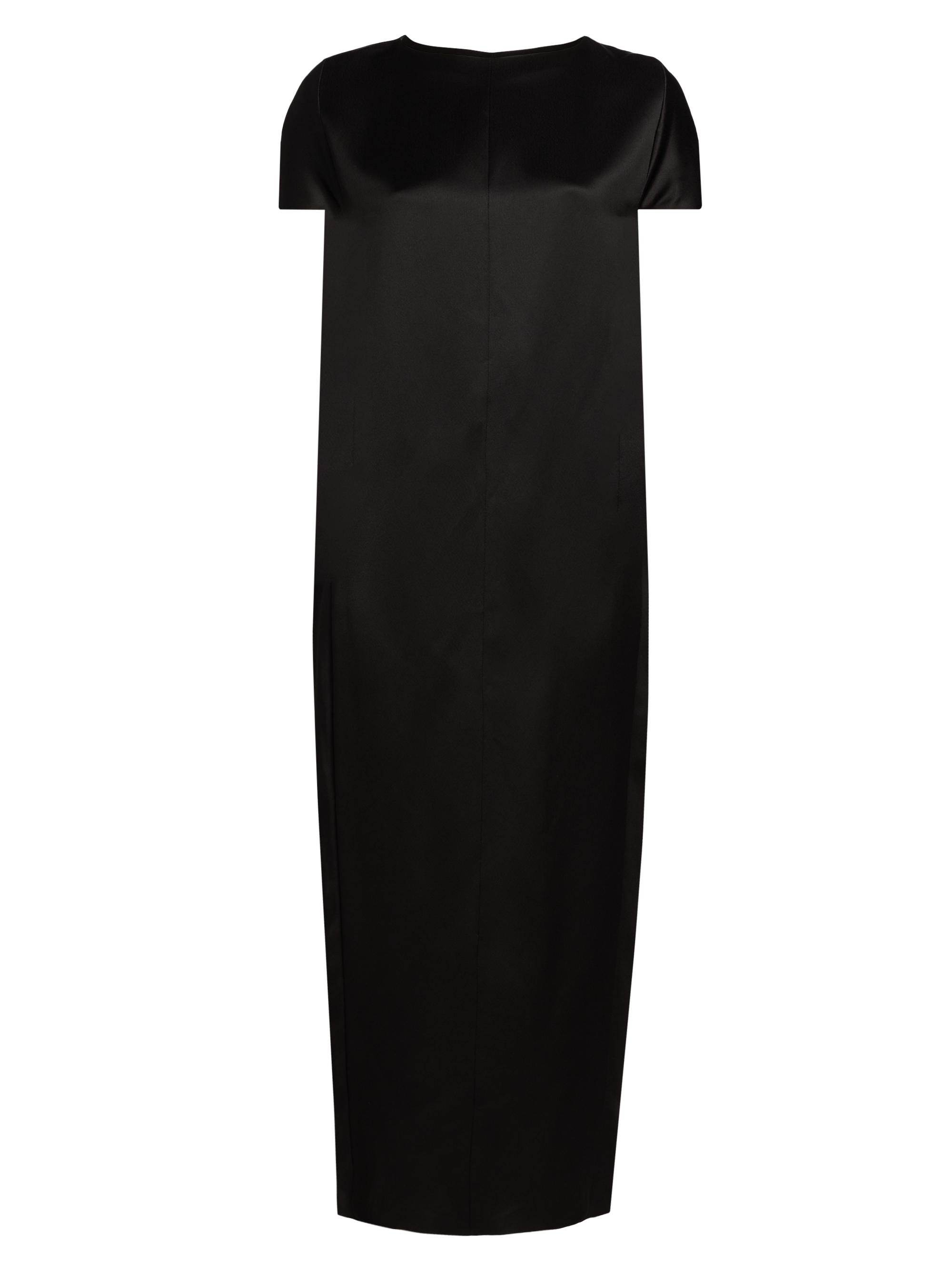 Khaite Women's Webster Satin Shift Dress - Black