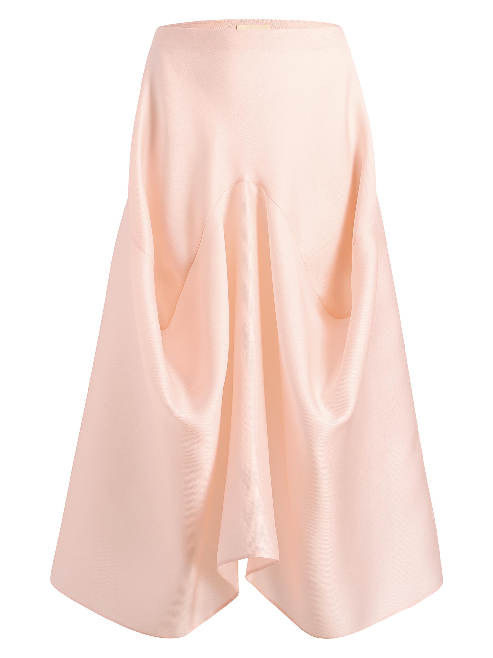 Khaite Women's Sawyer Silk Pickup Skirt - Soft Pink