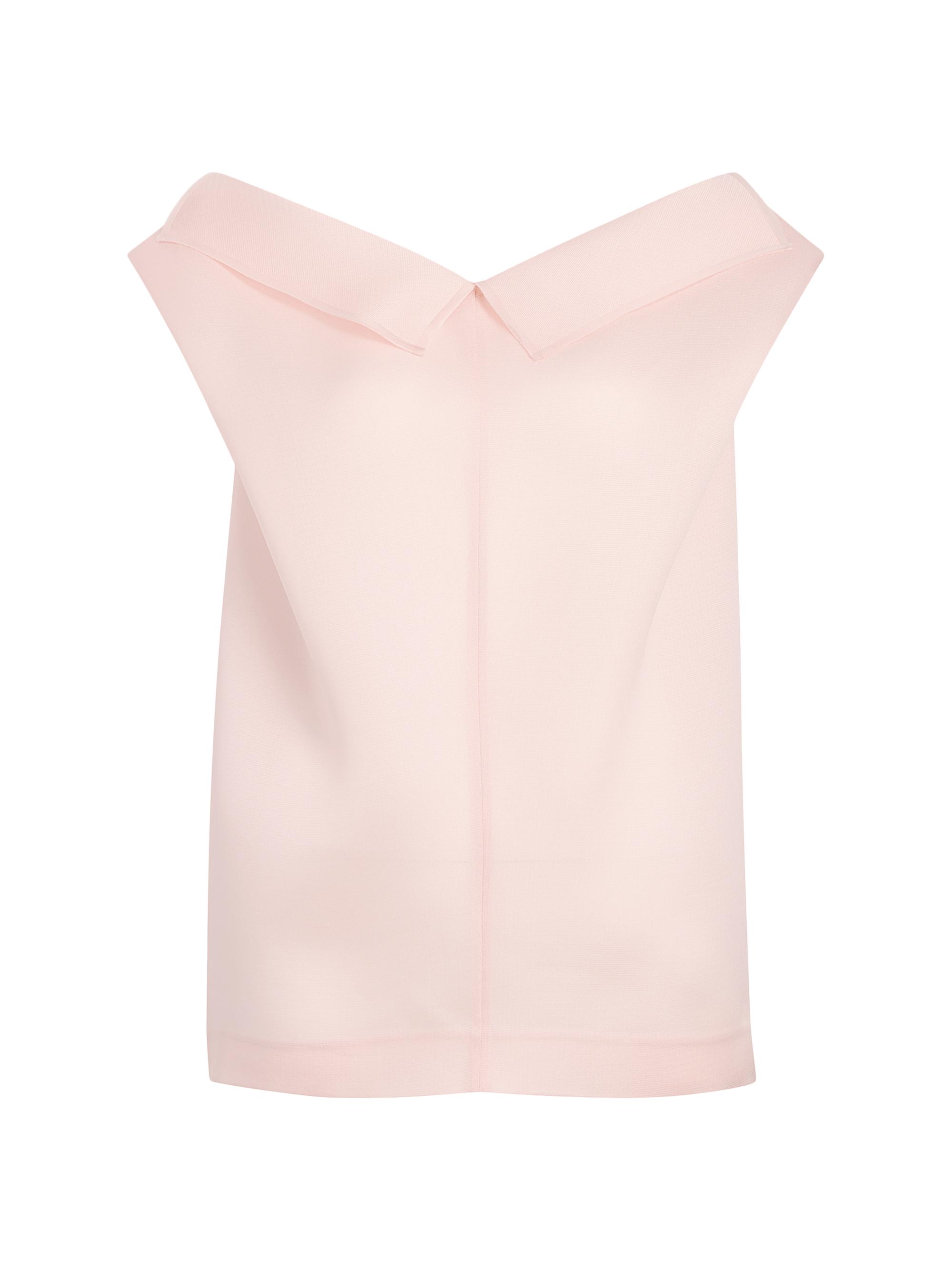 Khaite Women's Selly Silk Tunic Top - Soft Pink