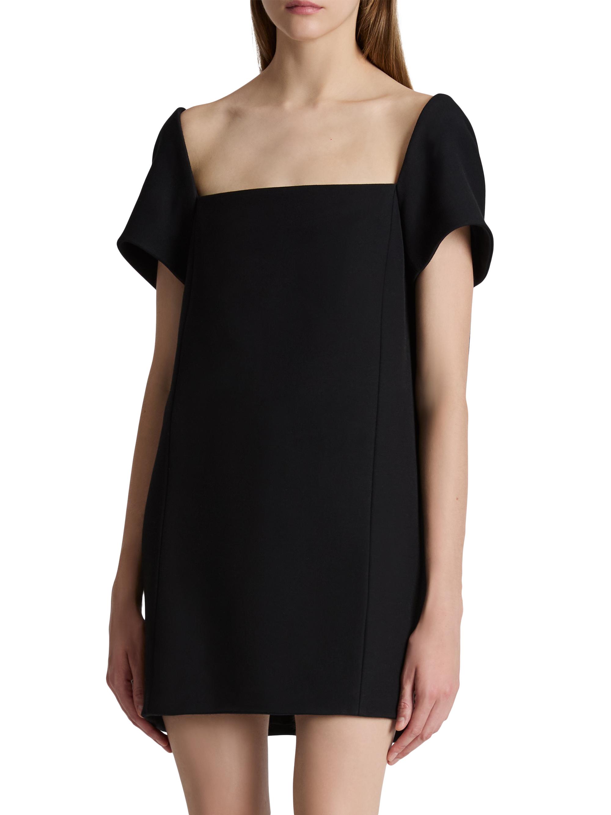 knee length dresses for ladies Khaite Daria Leather Mini Dress