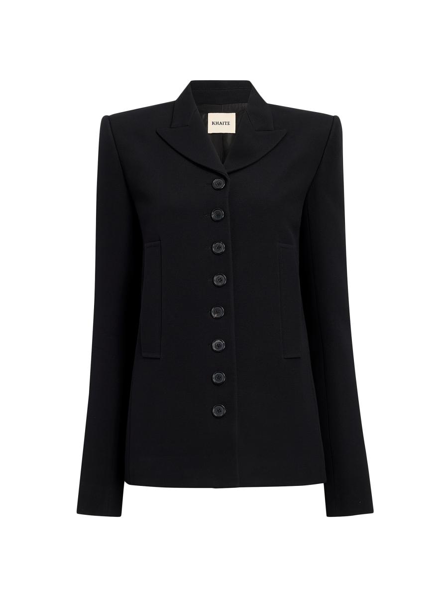 スーツ KHAITE Women Suit Jackets 61424092W4092 200 BLACK Women's Designer Jackets and Blazers | KHAITE – KHAITE