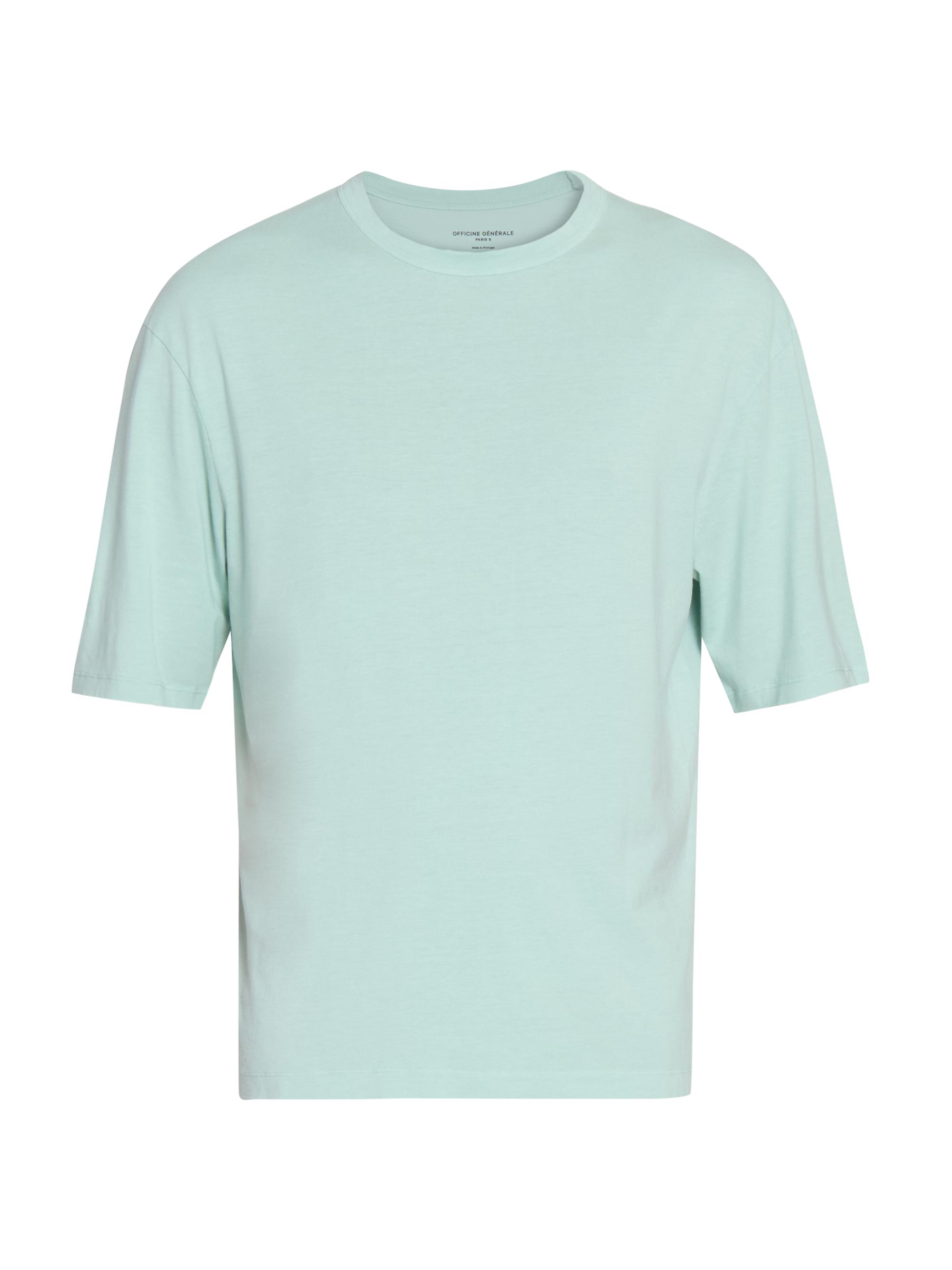 Officine Générale Men's Benny Pigment Dyed T-Shirt - Indigo