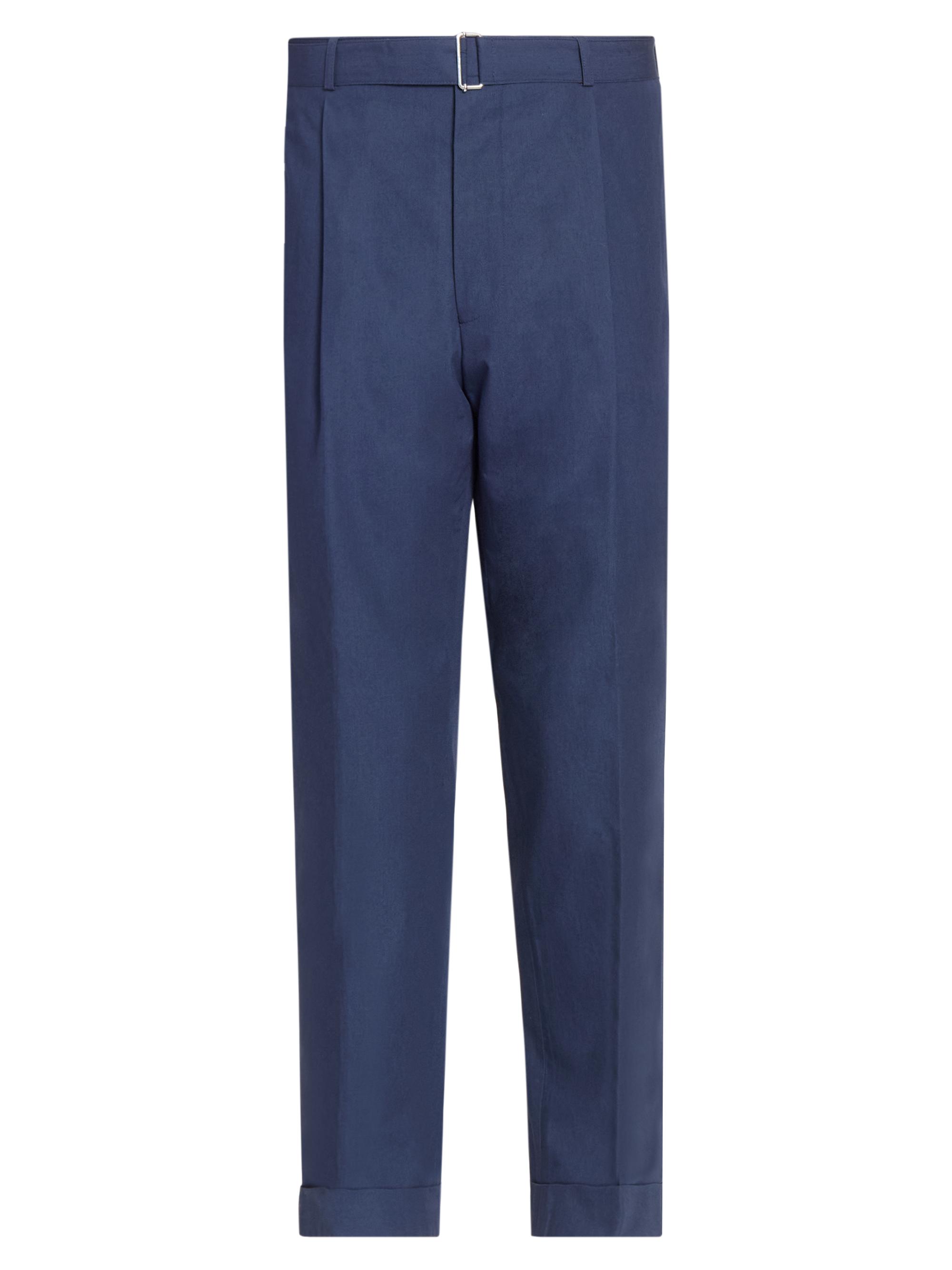 Officine Générale Men's Hugo Cotton Poplin Pants - Indigo