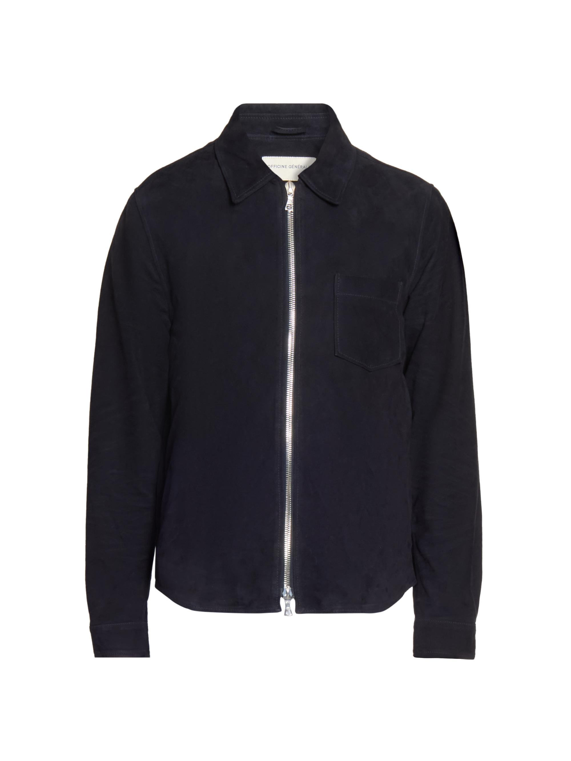Giorgio Armani Suede Knit Full-Zip Jacket | Saks Fifth Avenue