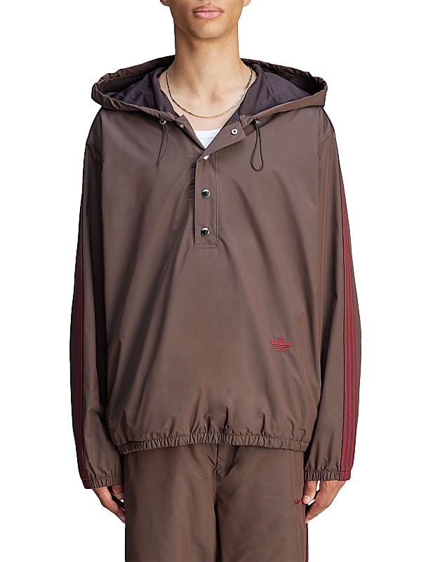 Shop adidas adidas x Wales Bonner Three-Stripe Anorak | Saks Shop adidas adidas x Wales Bonner Three-Stripe Anorak | Saks