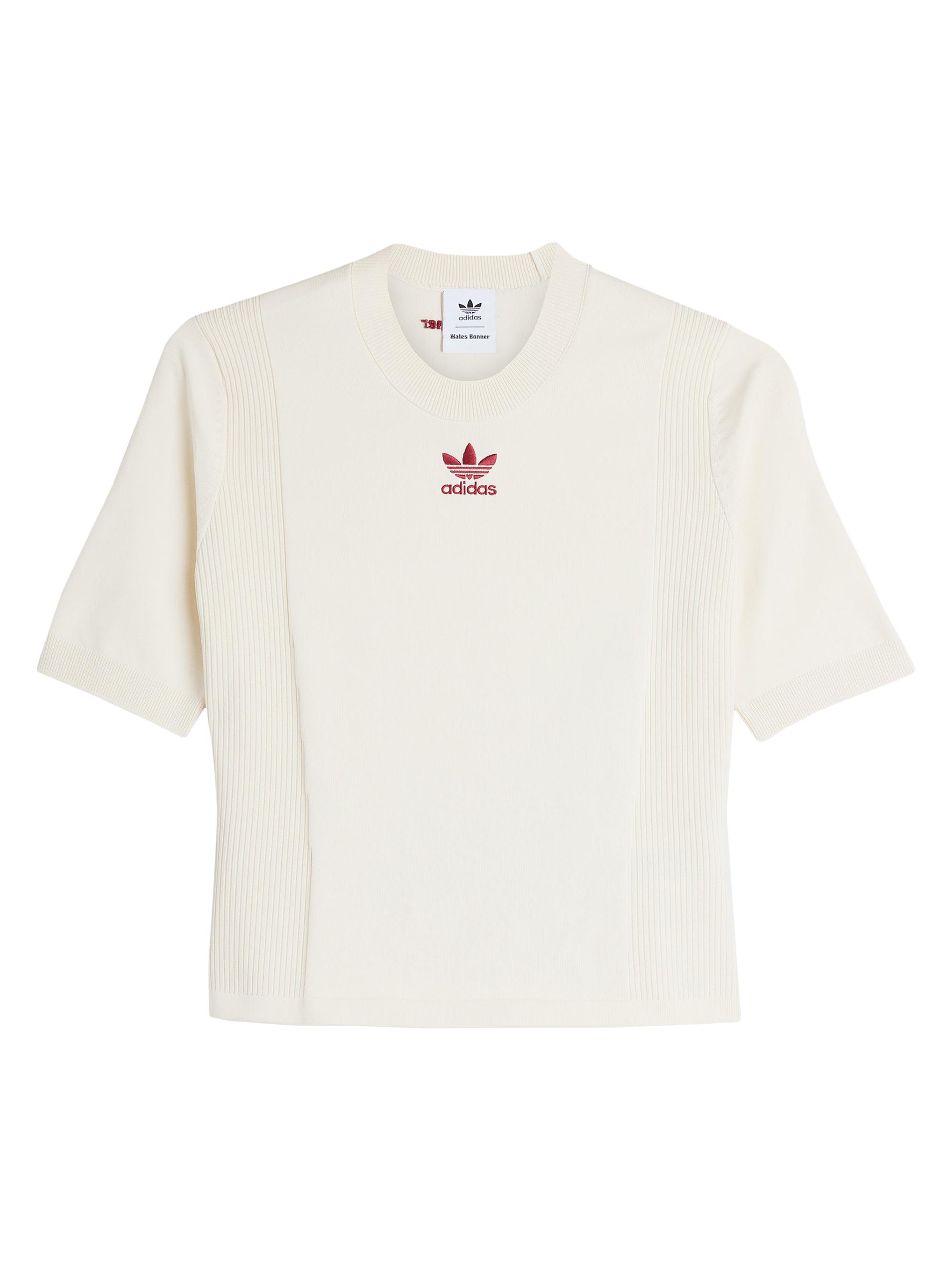 adidas Women's  x Wales Bonner Crewneck Short-Sleeve T-Shirt - Wonder White