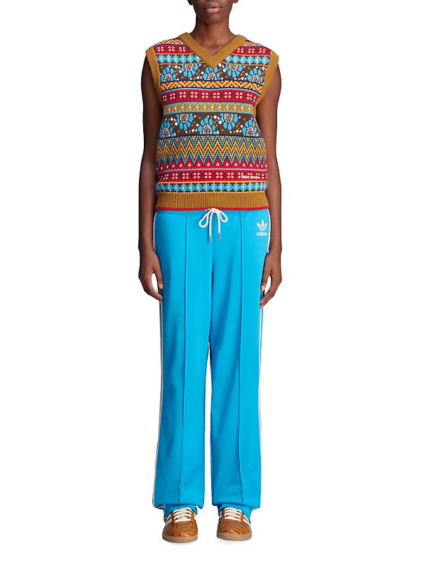 Shop adidas adidas x Wales Bonner Three-Stripe Track Pants Shop adidas adidas x Wales Bonner Three-Stripe Track Pants