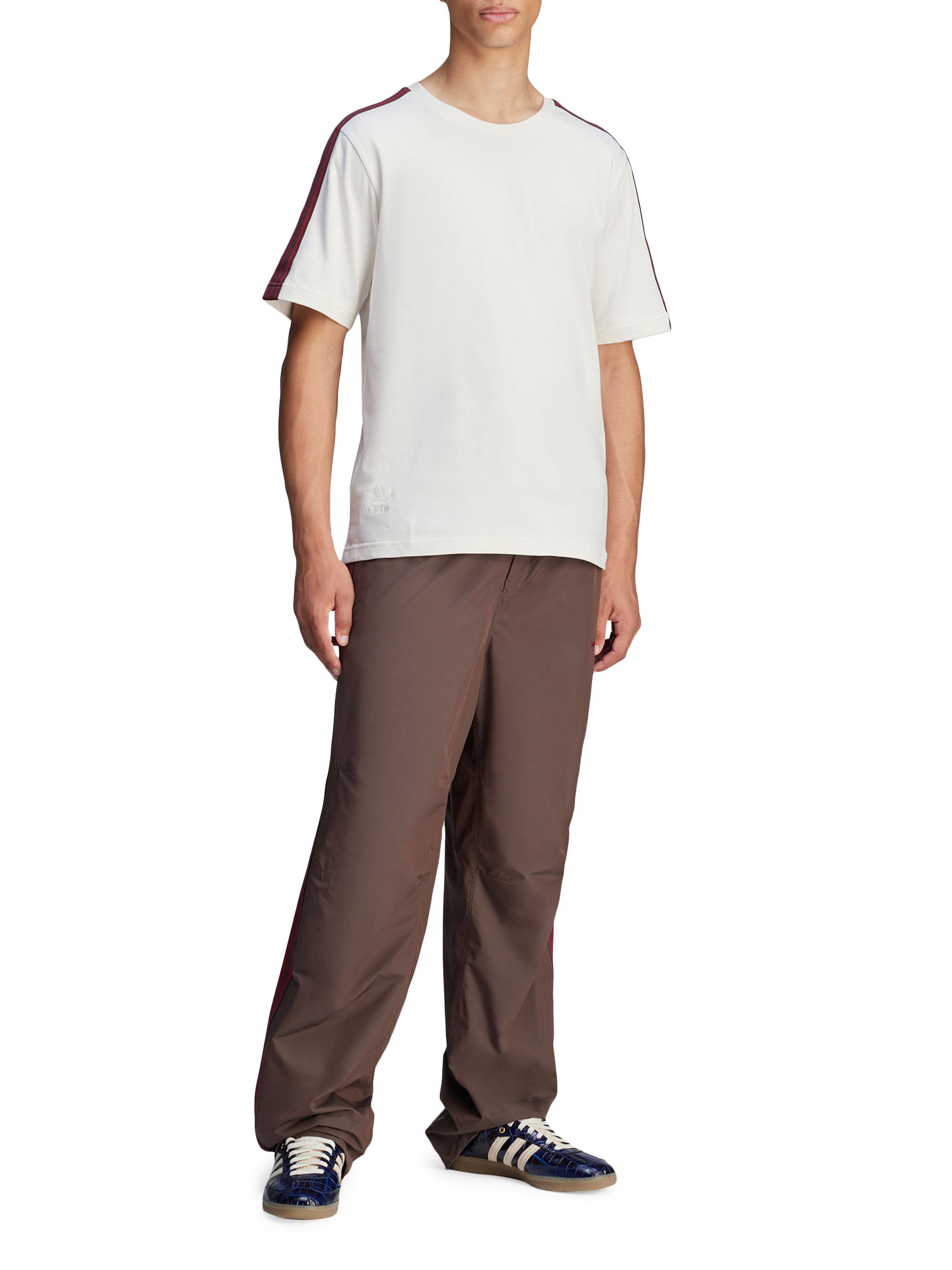 adidas Men's  x Wales Bonner Three-Stripe Cotton T-Shirt - Chalk White