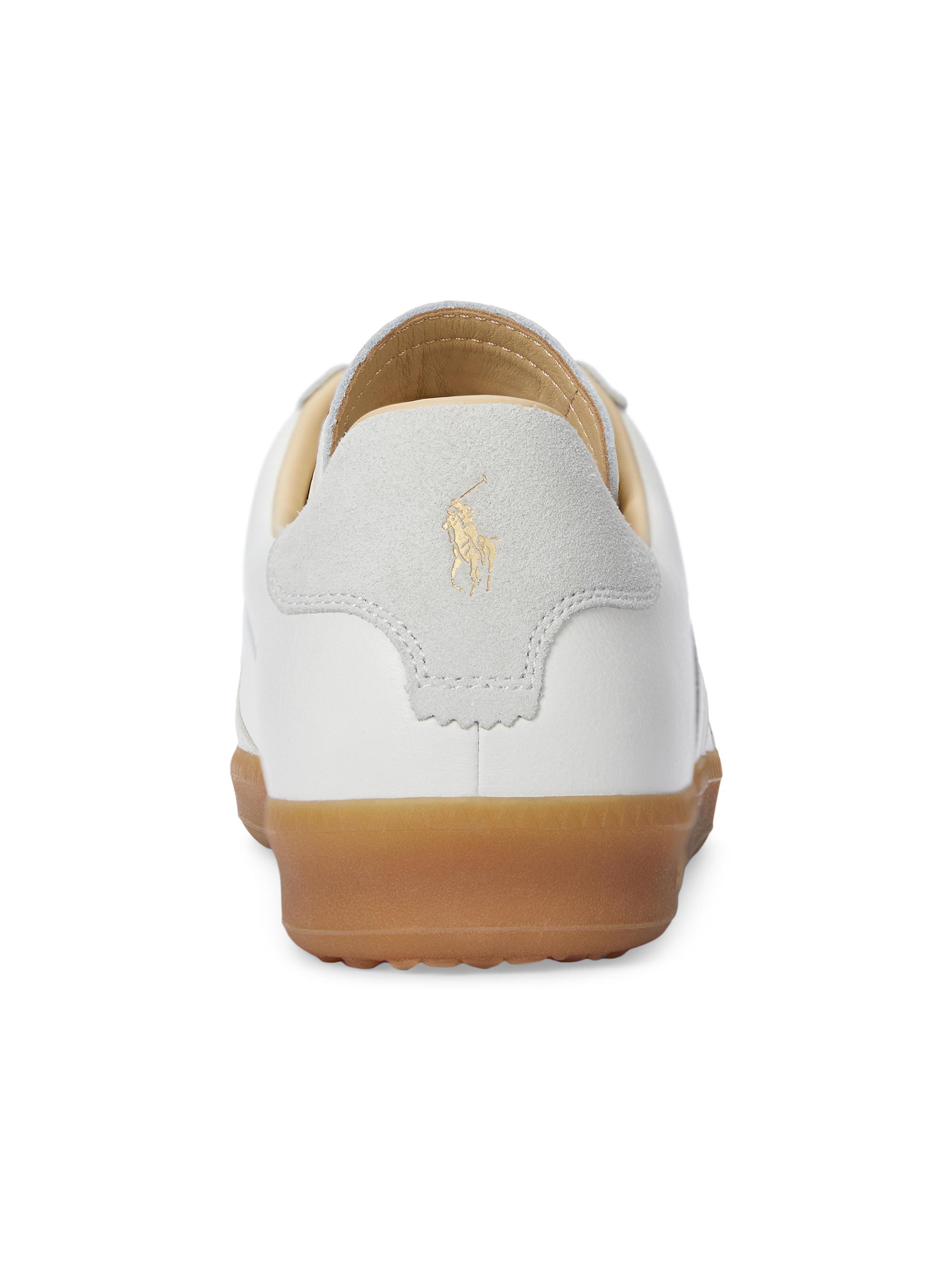 Polo Ralph Lauren Field Court 100 Leather-Suede Low-Top Sneakers