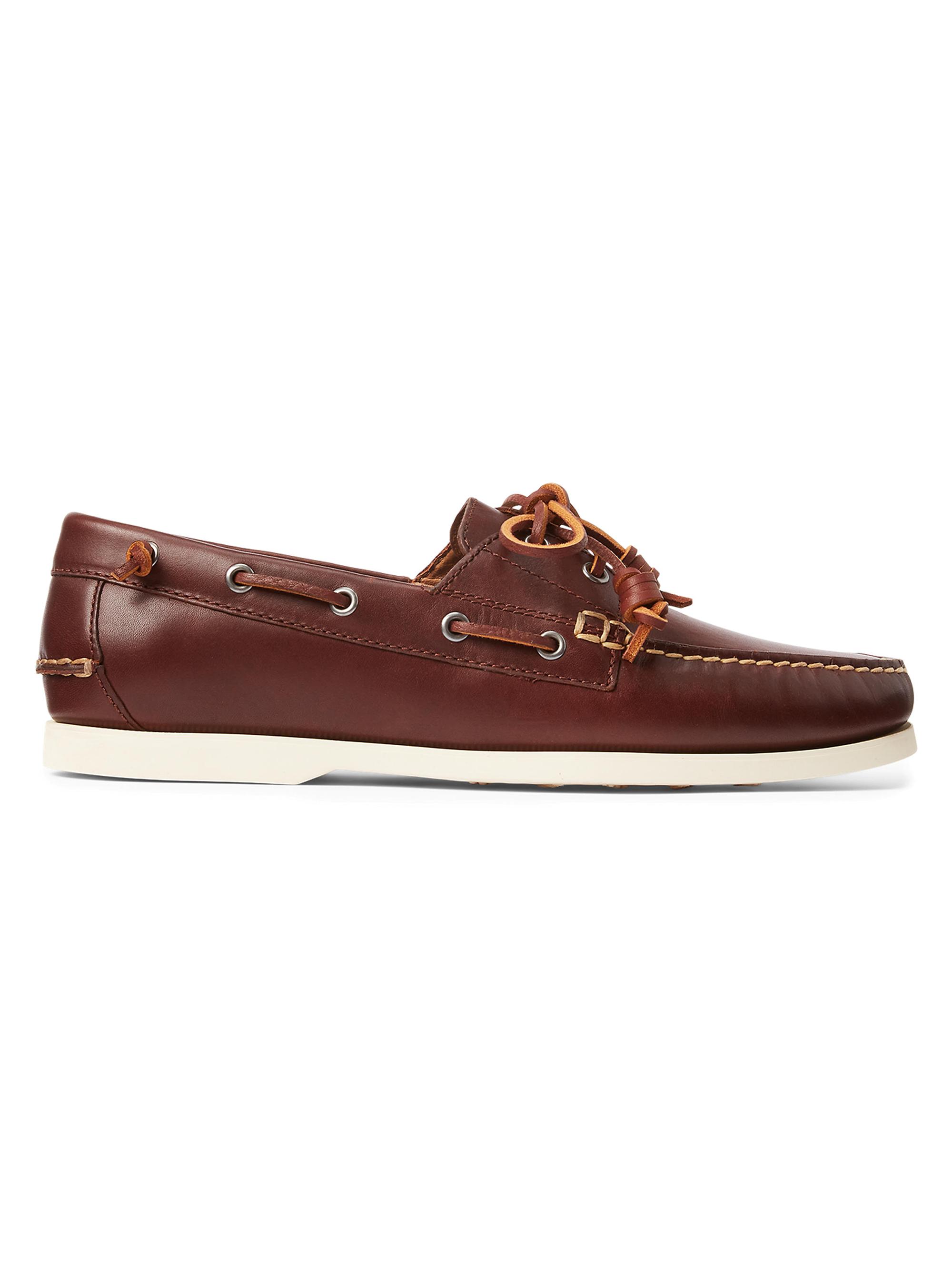 Polo Ralph Lauren Merton Leather Boat Shoes | Saks Fifth Avenue