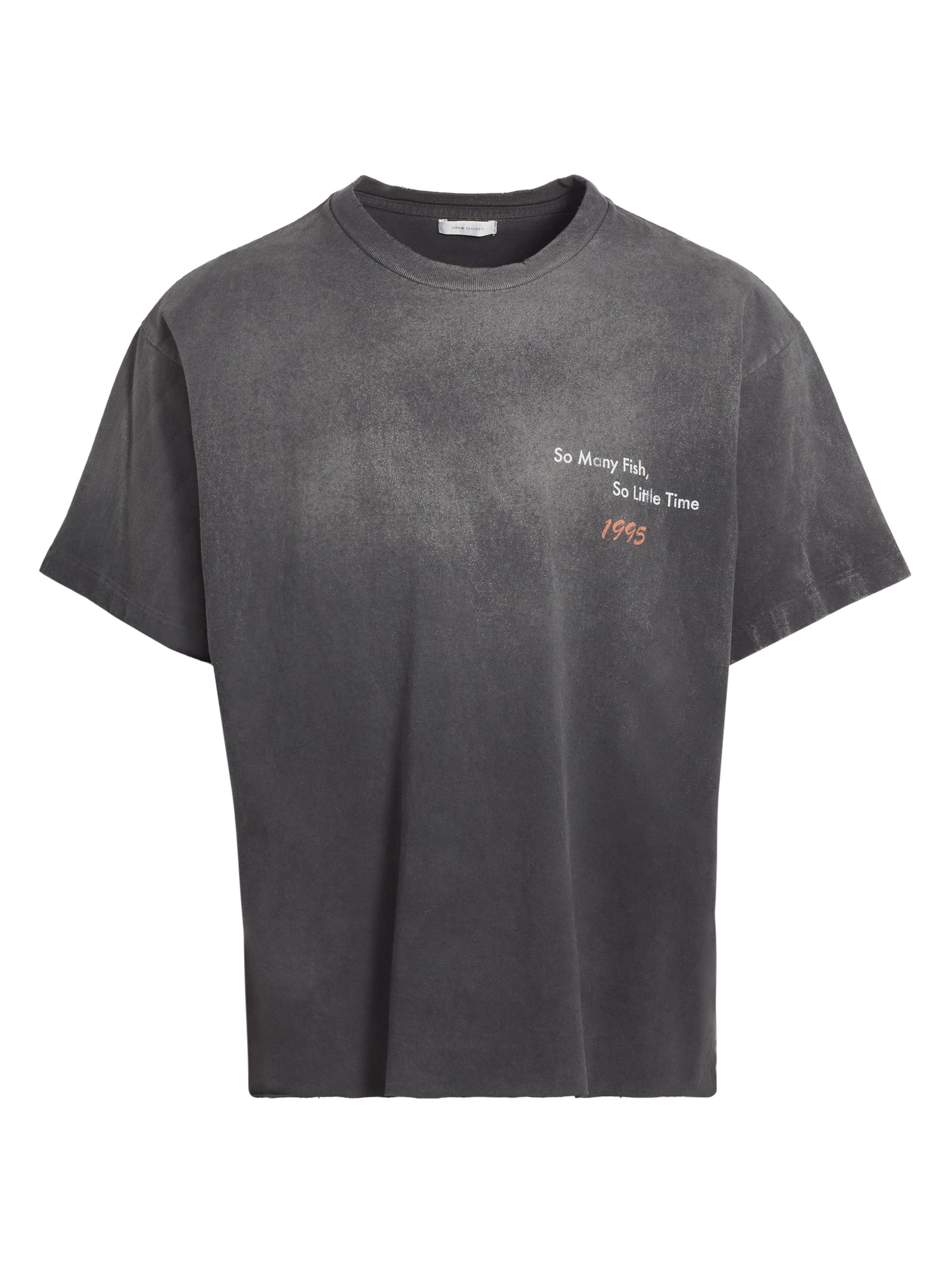 John Elliott Men's Casting Season Odeon Crewneck T-Shirt - Washed Black