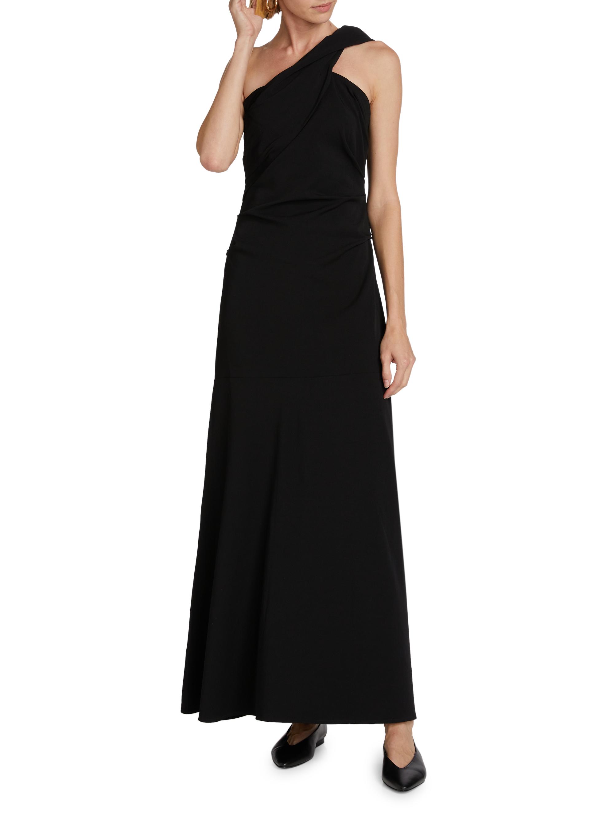 knot a line dress Long Sleeve Knot A-line Sequin Prom Dress GM01058