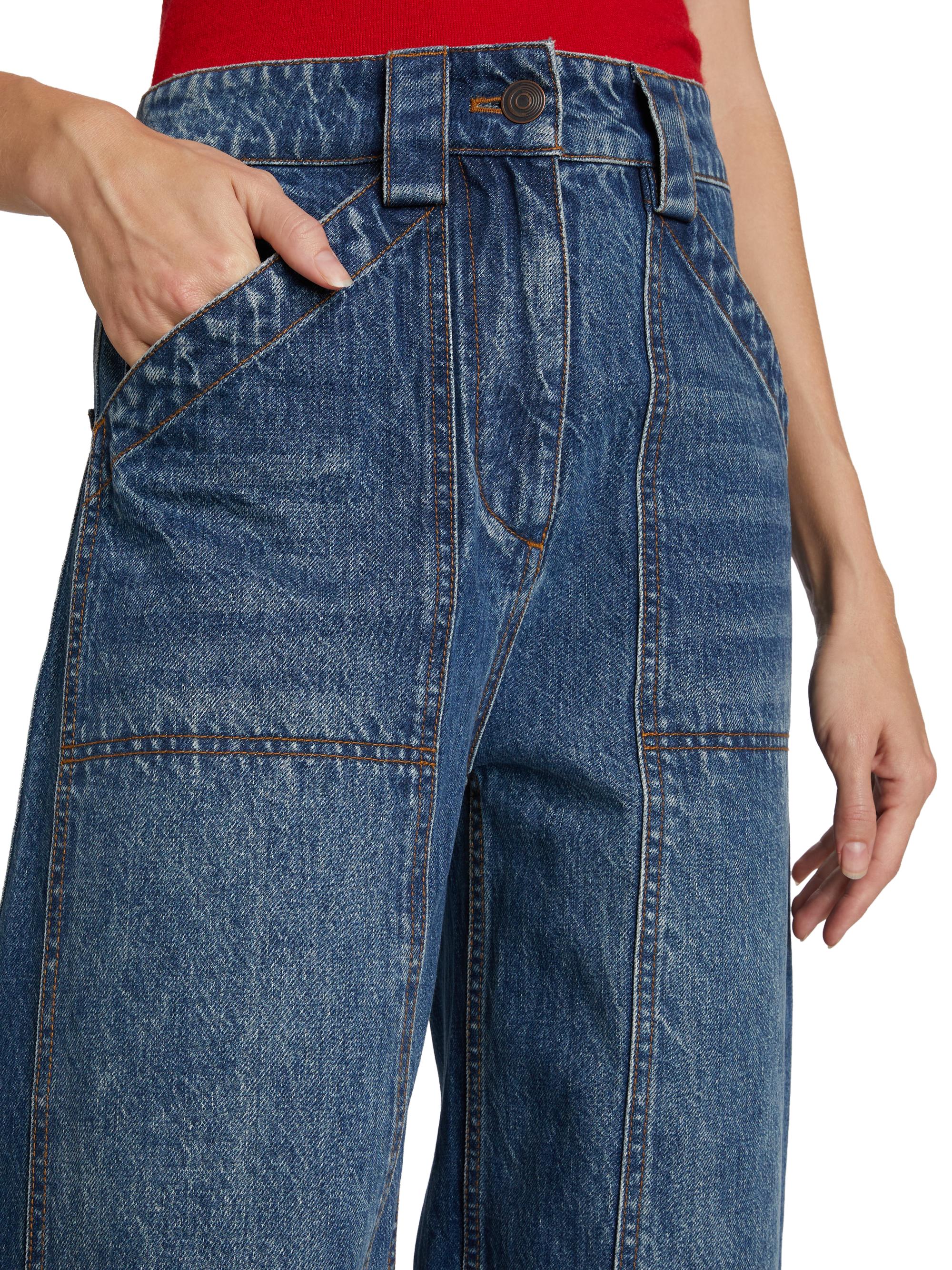 Co Denim High-Waisted Balloon Jeans | Saks Fifth Avenue