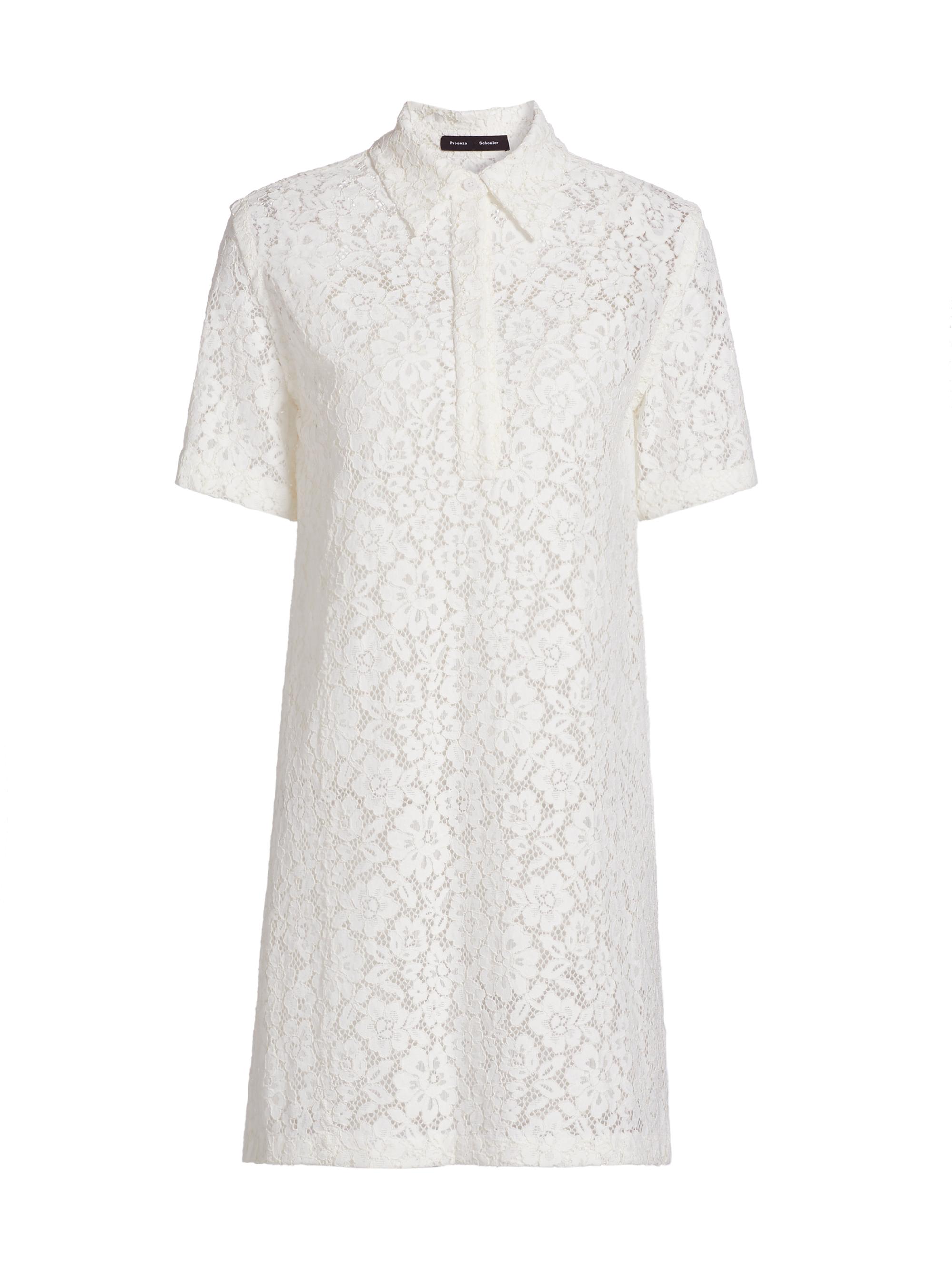Proenza Schouler Women's Rainer Stretch Lace A-line Minidress - Off White