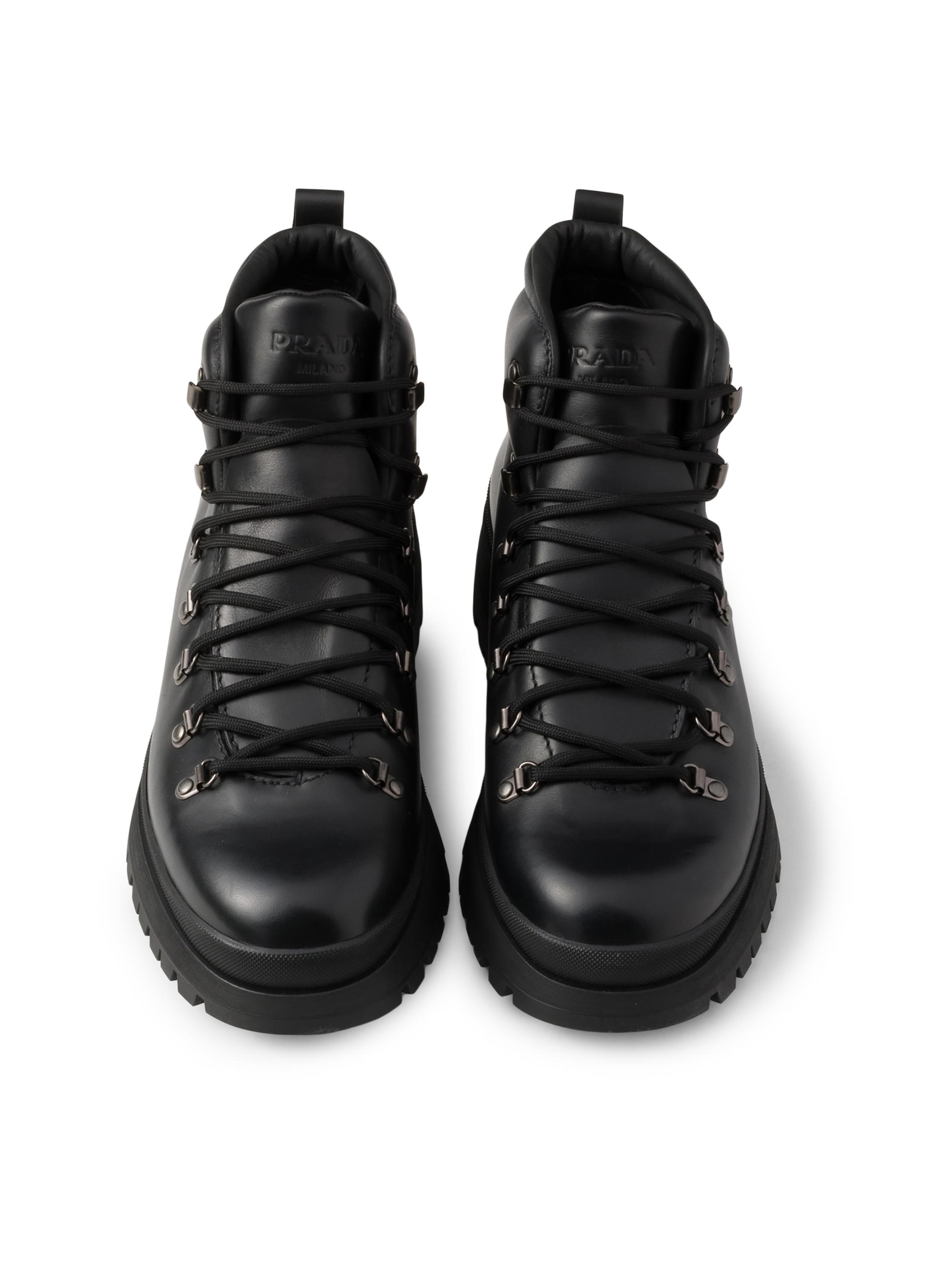 Prada Brixxen Leather Booties | Saks Fifth Avenue