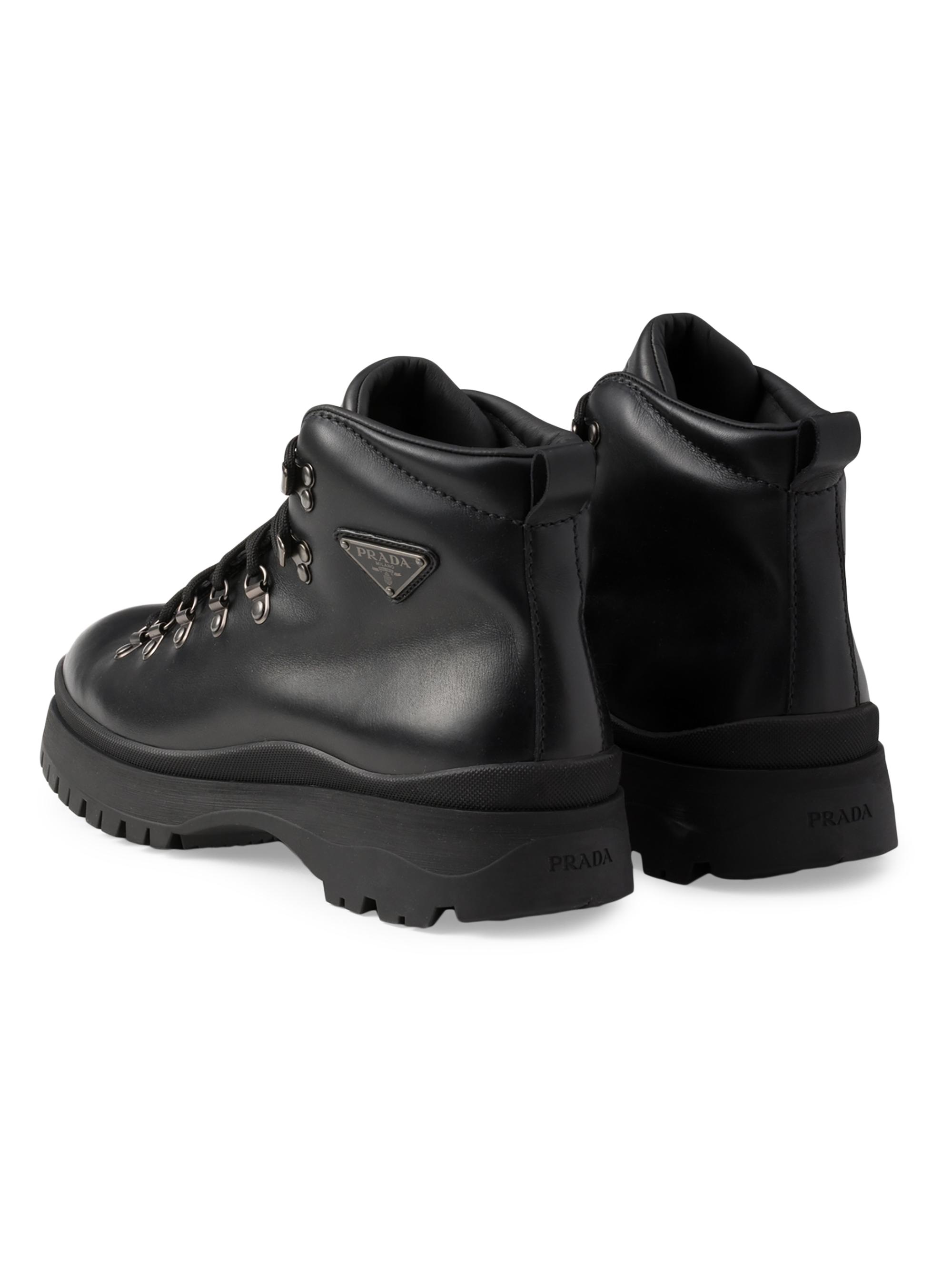 Prada Brixxen Leather Booties | Saks Fifth Avenue