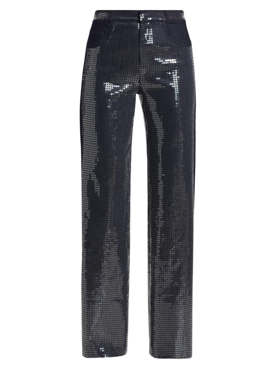 パンツ Eaphi RUFFLE DETAIL DENIM PANTS 2 rufflle-detail-denim-