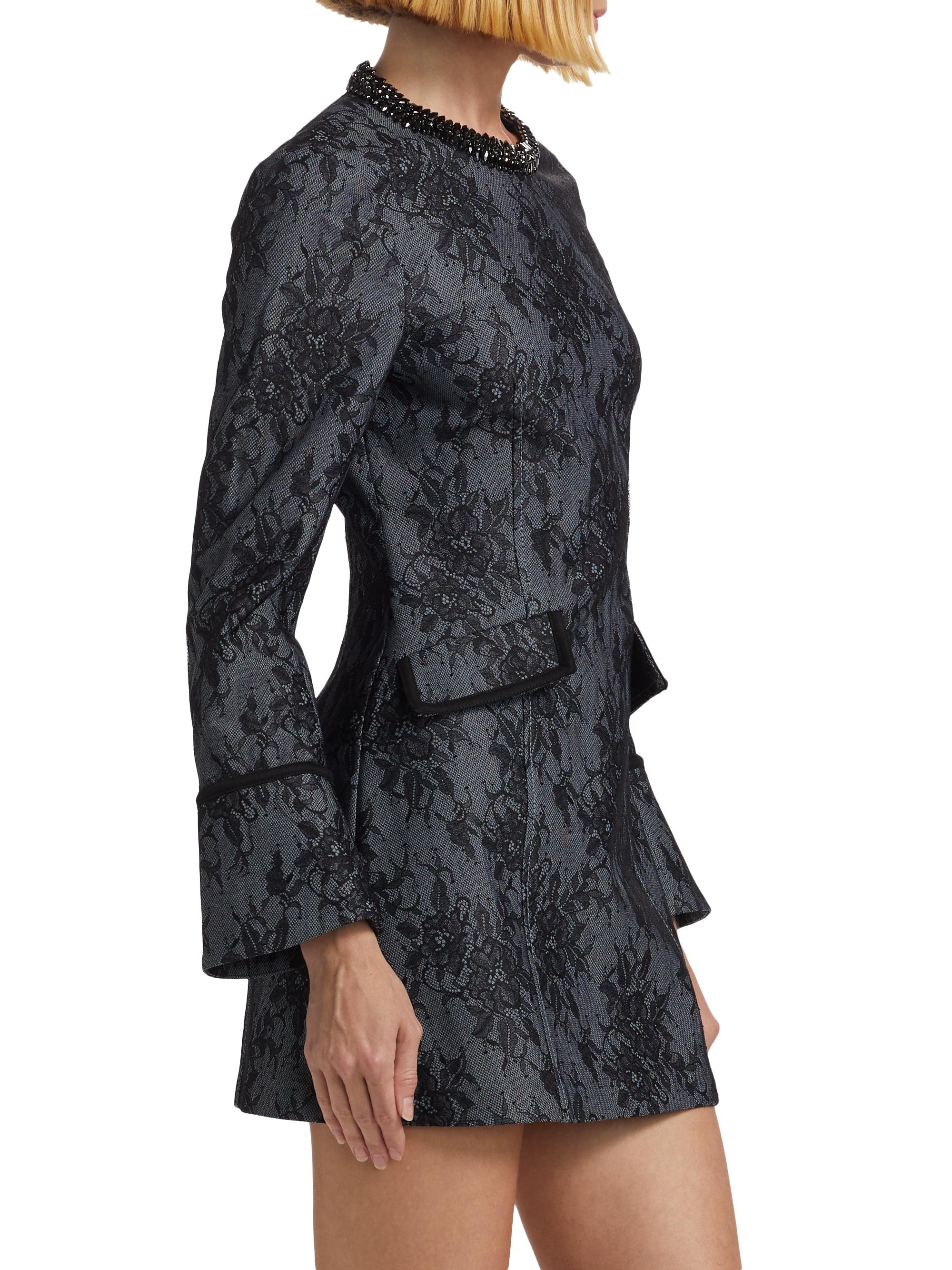 REINA Cinq à Sept Reina Lace Cotton-Blend Minidress | Saks Fifth Avenue