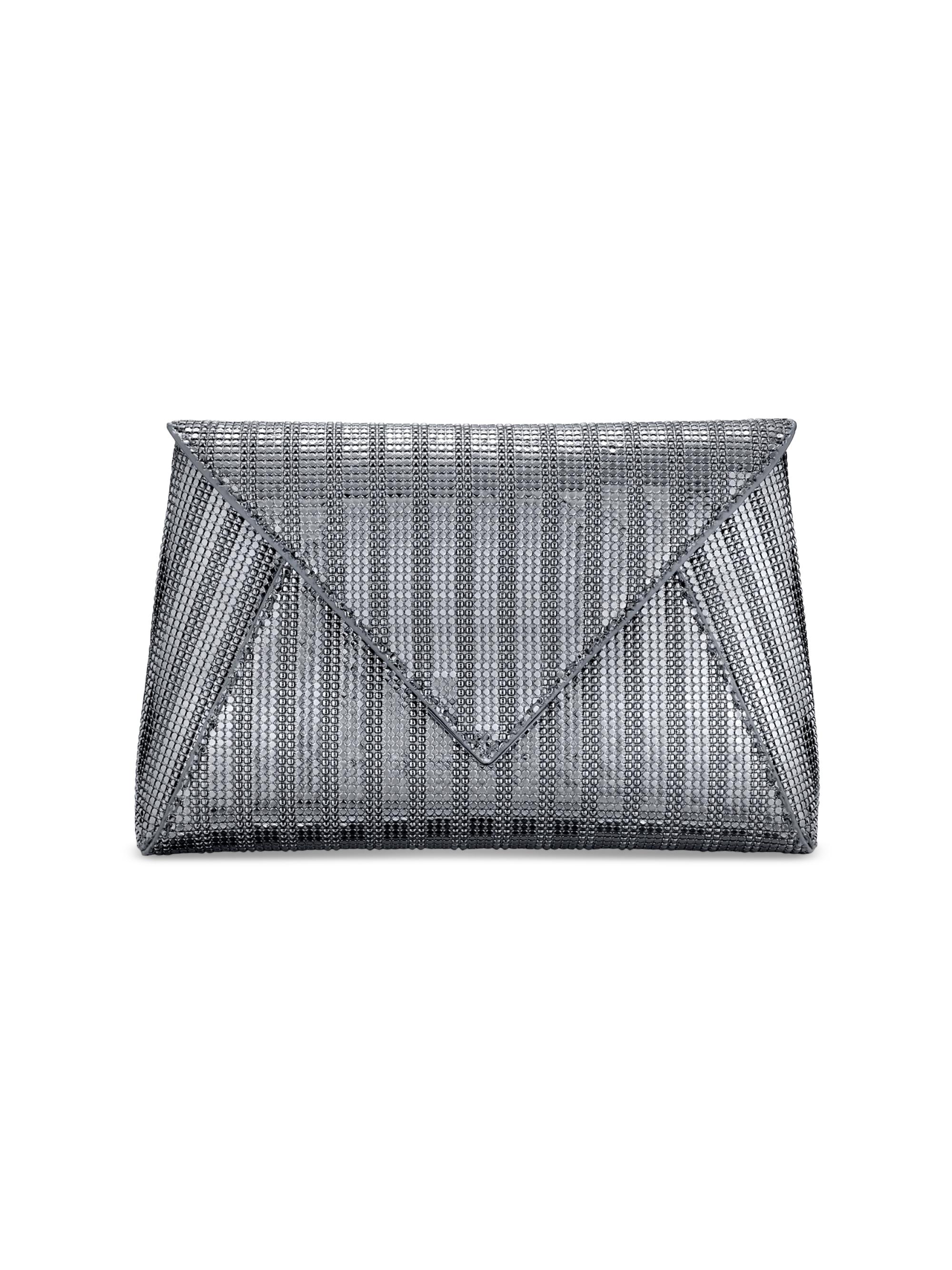 Tyler Ellis Women's Lee Pouchet Large Chainmail Clutch - Gunmetal