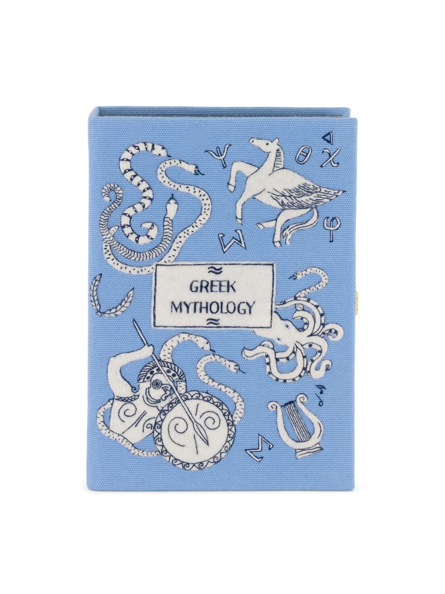 Olympia Le Tan Greek Mythology Embroidered Book Clutch | Saks