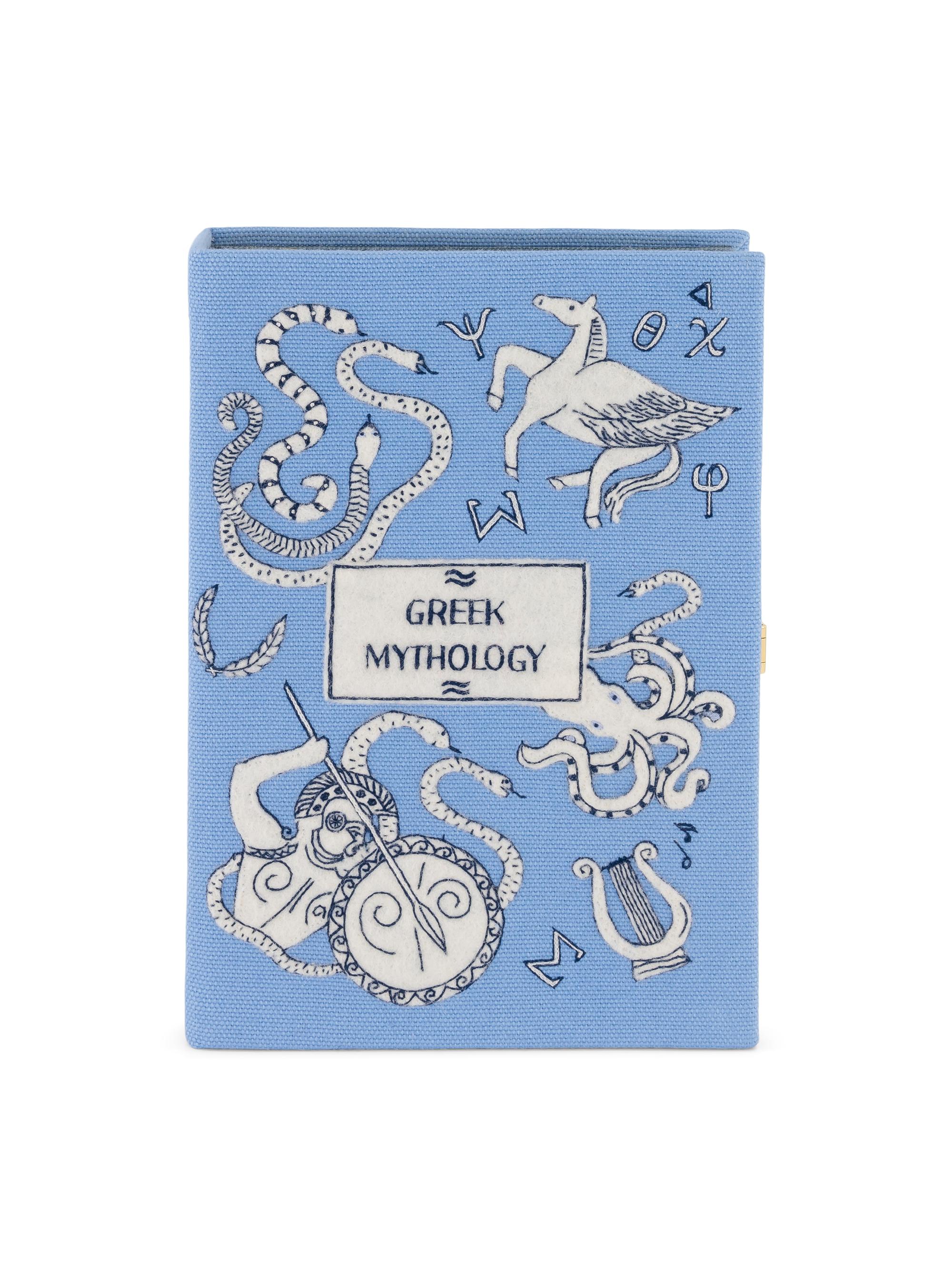 Olympia Le Tan Women's Greek Mythology Embroidered Book Clutch - Hortensia