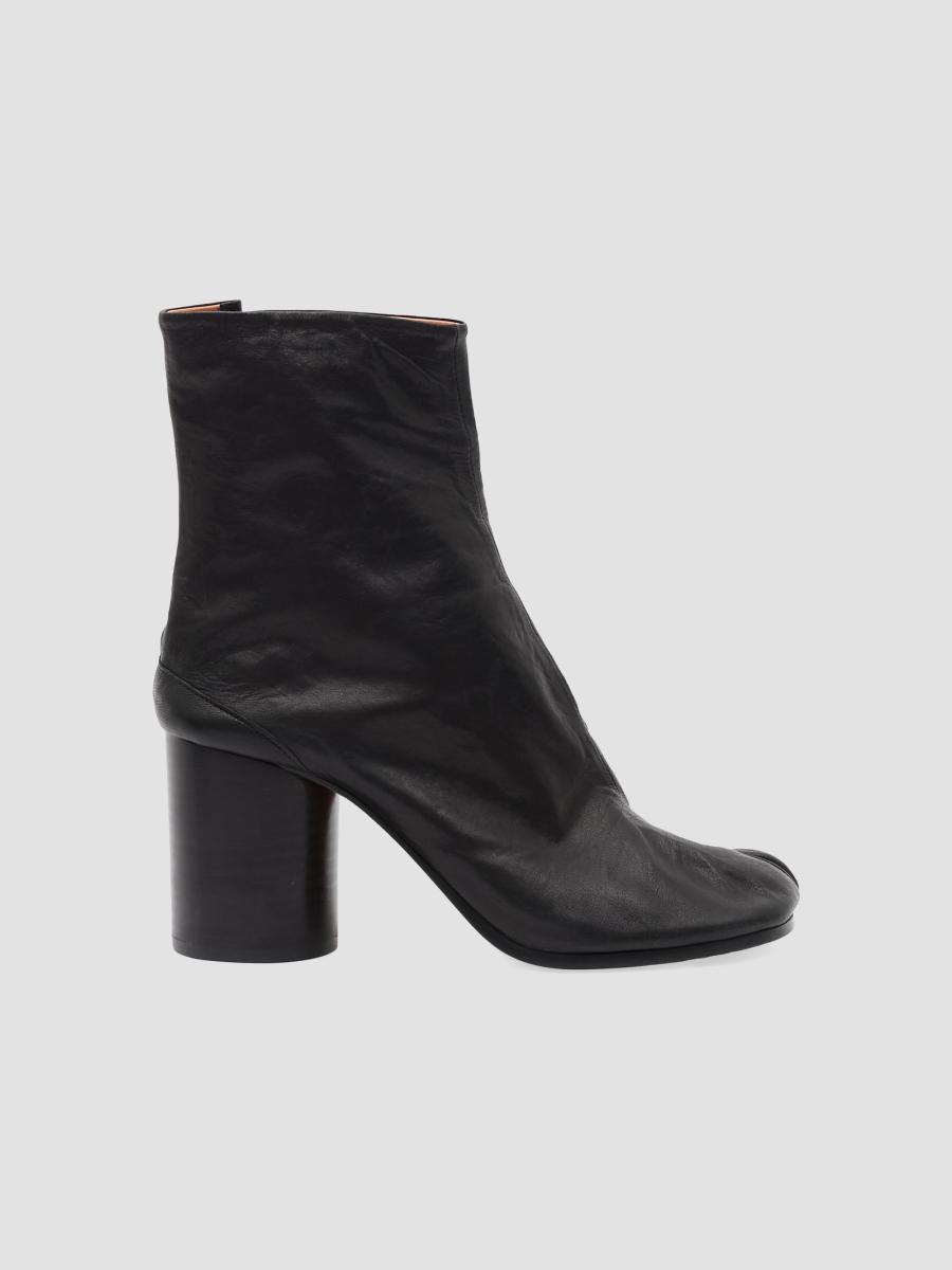 Maison Margiela Tabi 75MM Leather Ankle Boots | Saks Fifth Avenue