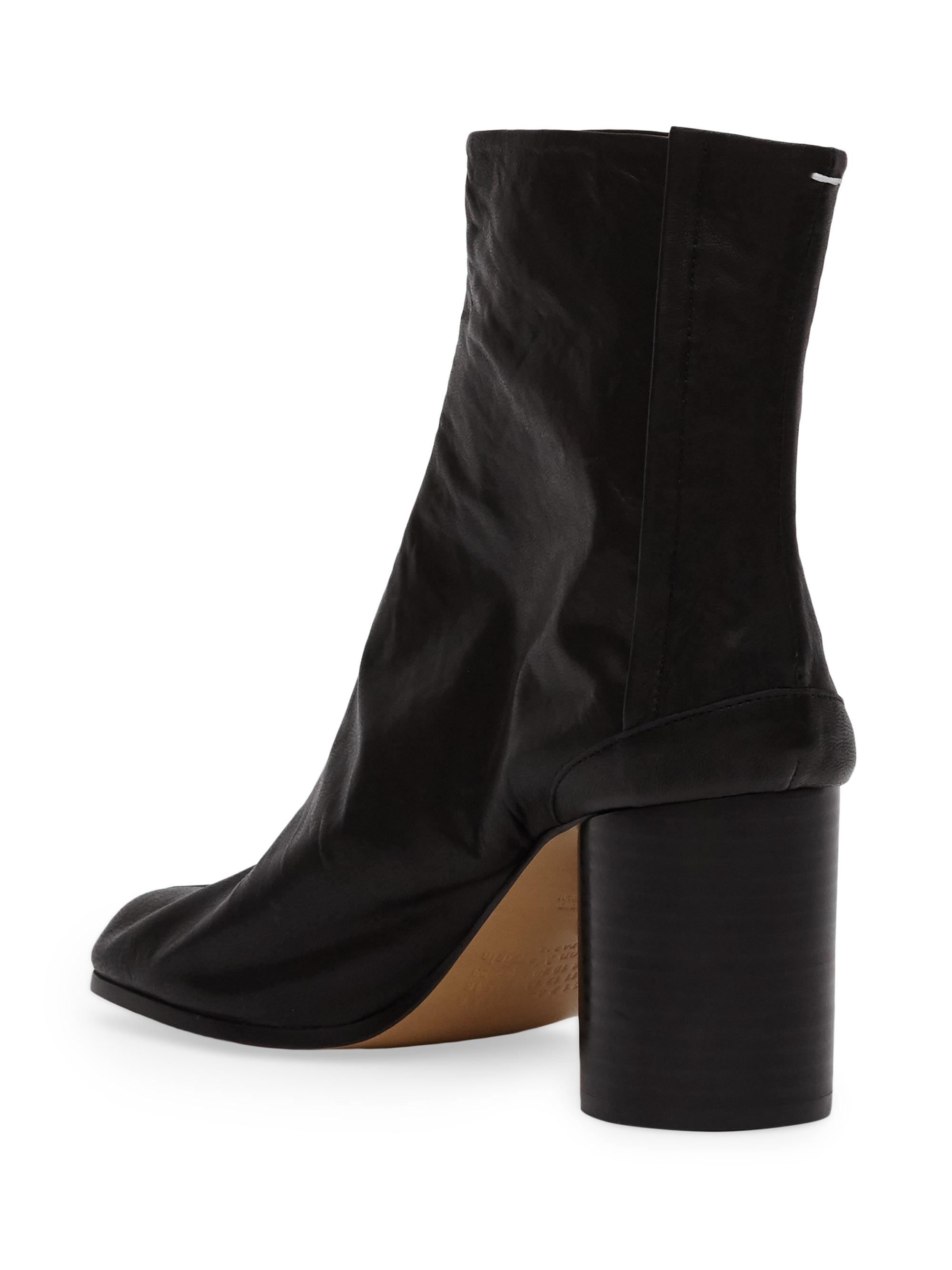 Maison Margiela Tabi 75MM Leather Ankle Boots | Saks Fifth Avenue