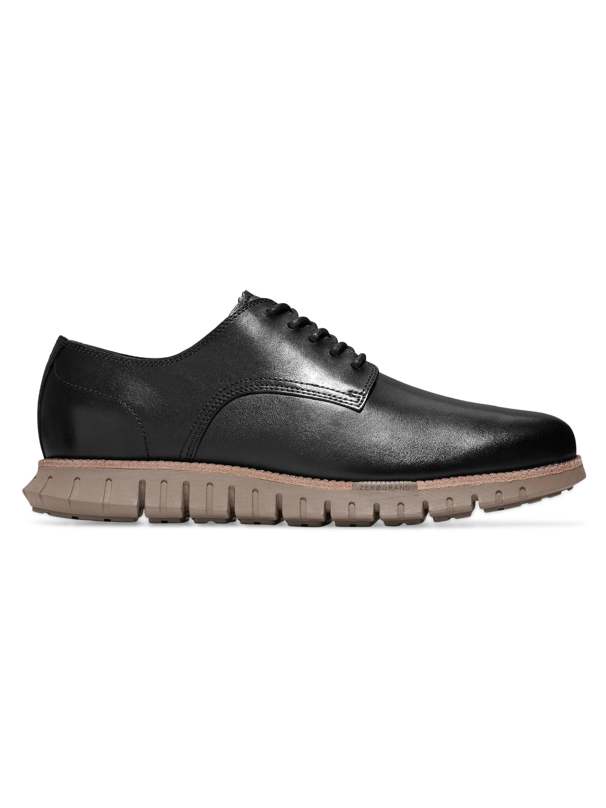Cole Haan Men's ZEROGRAND Remastered Plain-Toe Oxfords - Black Irish Coffee