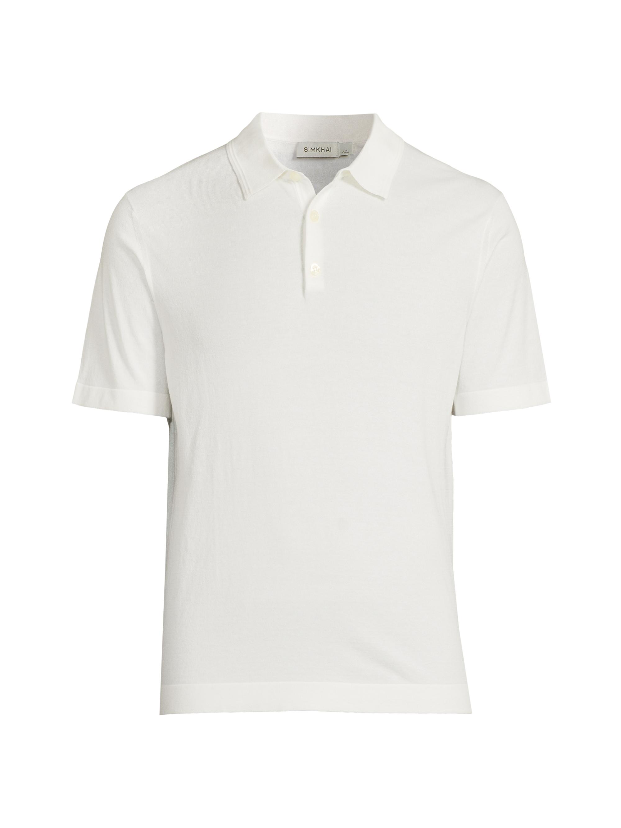 SIMKHAI Men's Barron Cotton Polo Shirt -