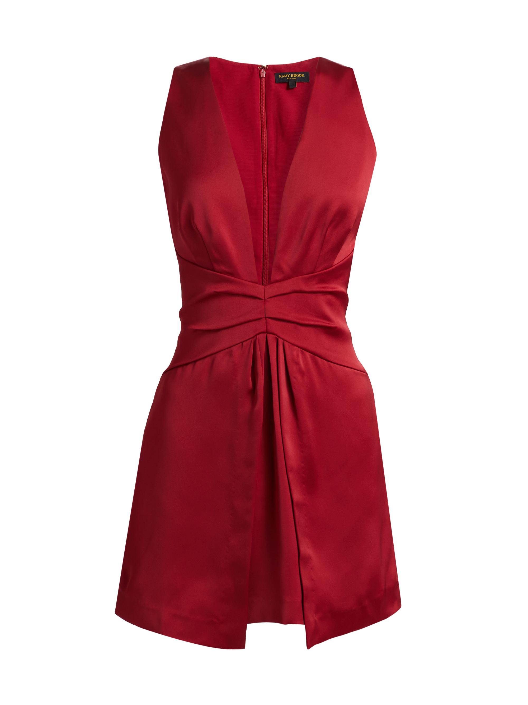 Women's Satin Designer Mini Dresses | Saks Fifth Avenue
