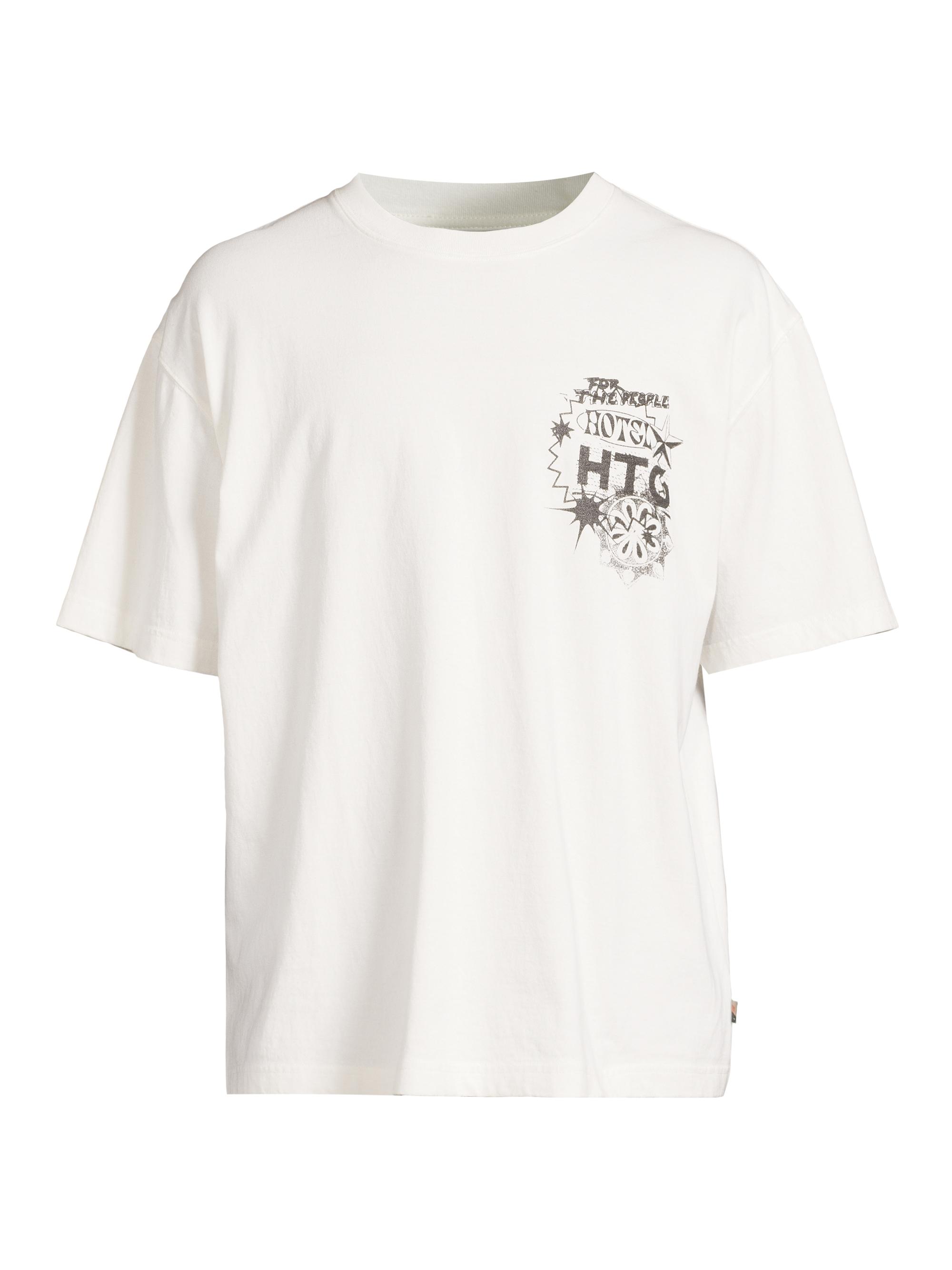 Honor The Gift Men's Disco Rodeo Cotton Crewneck T-Shirt - White