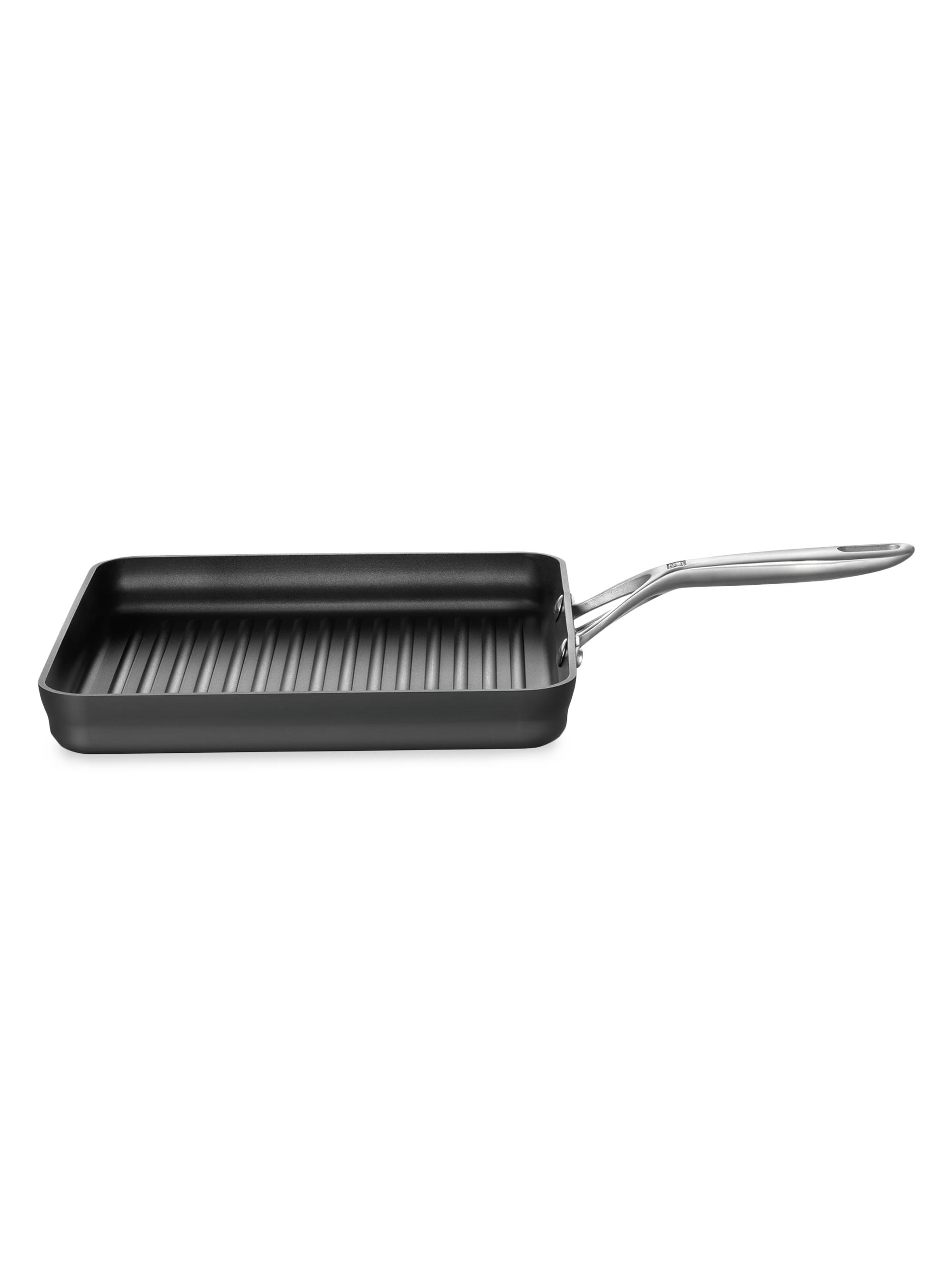 ZWILLING J.A. Henckels Motion Hard Anodized 11 x 11''Aluminum Nonstick Square Grill - Matte Black