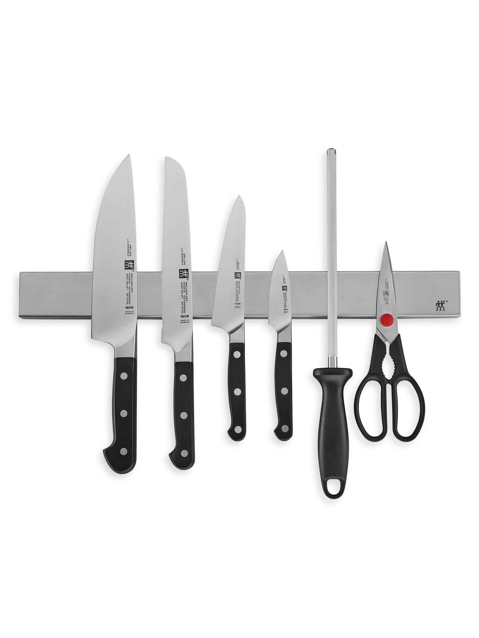 ZWILLING J.A. Henckels Pro 7-Piece Knife Set with 17.5'' Stainless