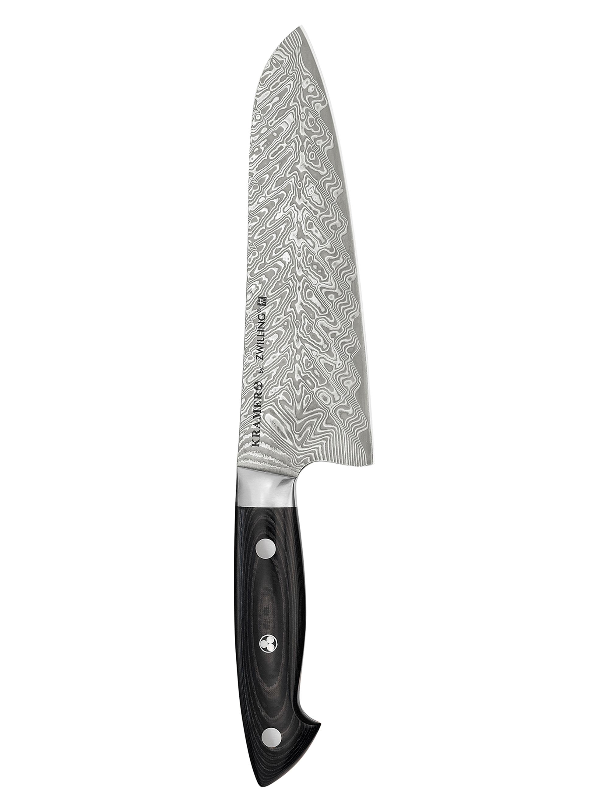 ZWILLING J.A. Henckels Bob Kramer Euroline Damascus Collection 7''Santoku Knife - Stainless Steel